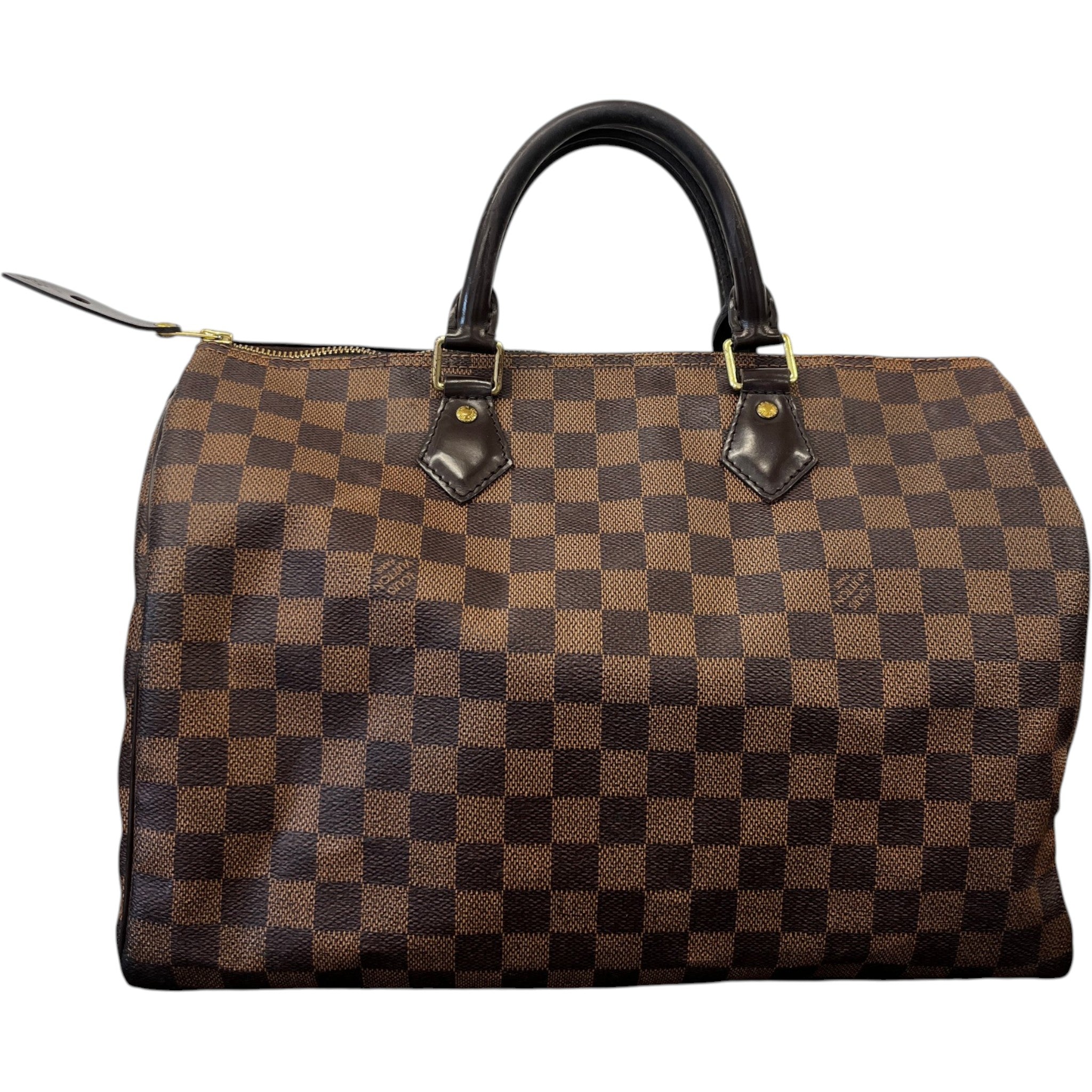 Women's Damier Ebene Speedy 35 Handbag Brown