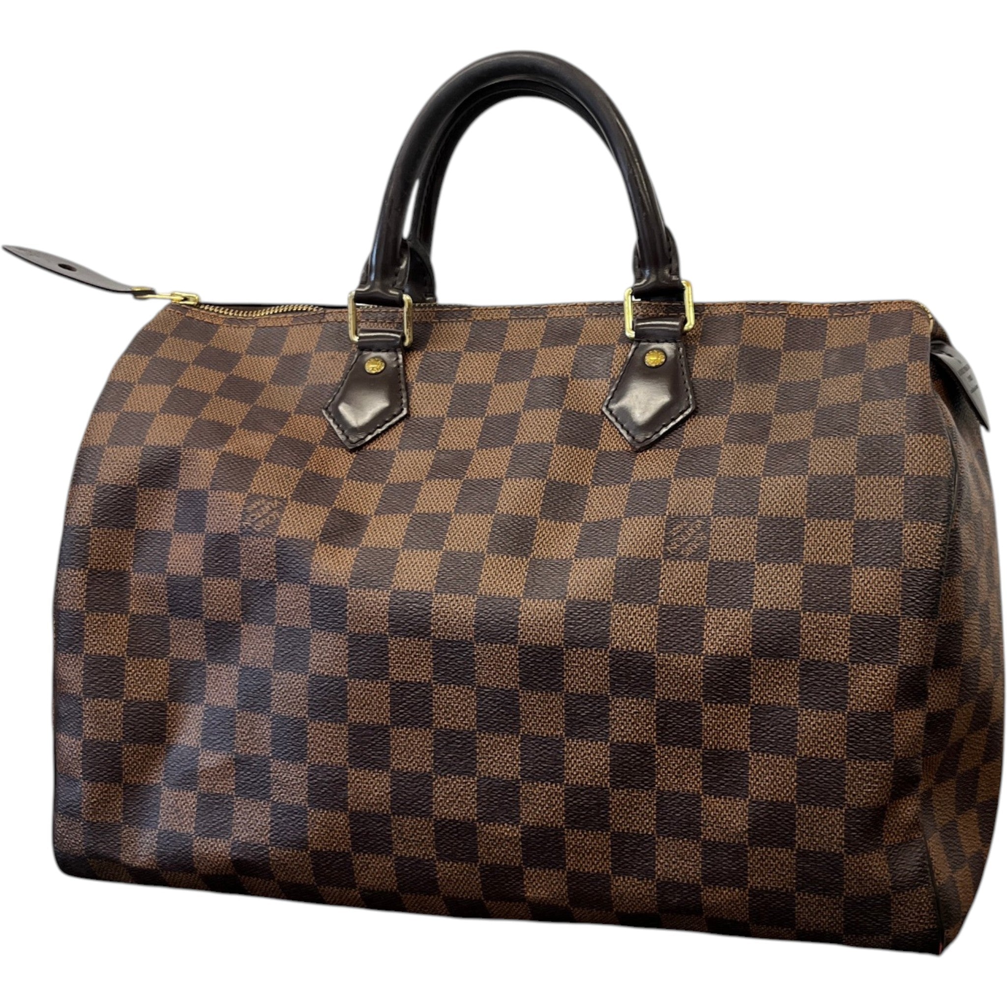 Women's Damier Ebene Speedy 35 Handbag Brown