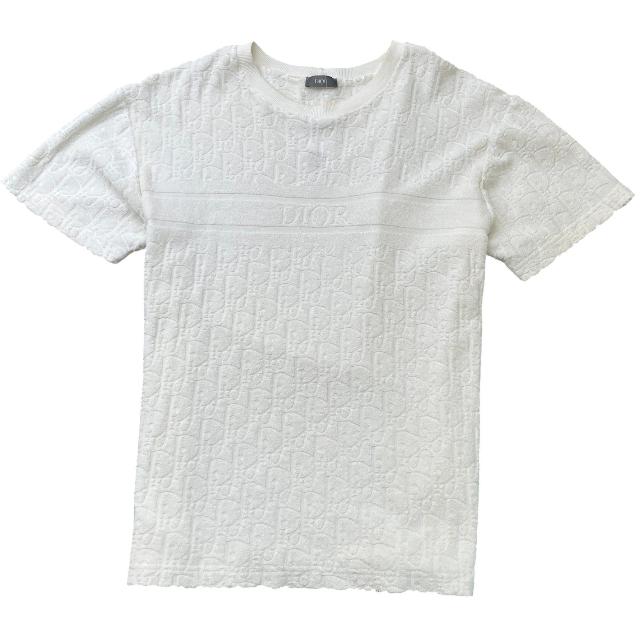 Men's Oblique T-Shirt White Size M