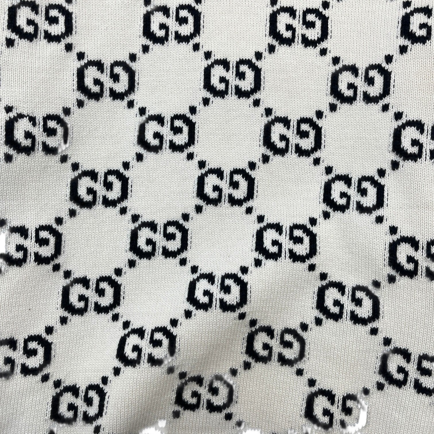 Men's Gg Supreme Turtleneck Jumper Cream Size L
