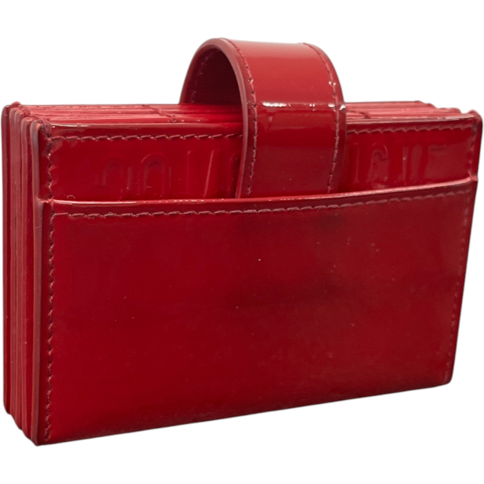 Women's Lady Dior 5-Gusset Card Holder Red