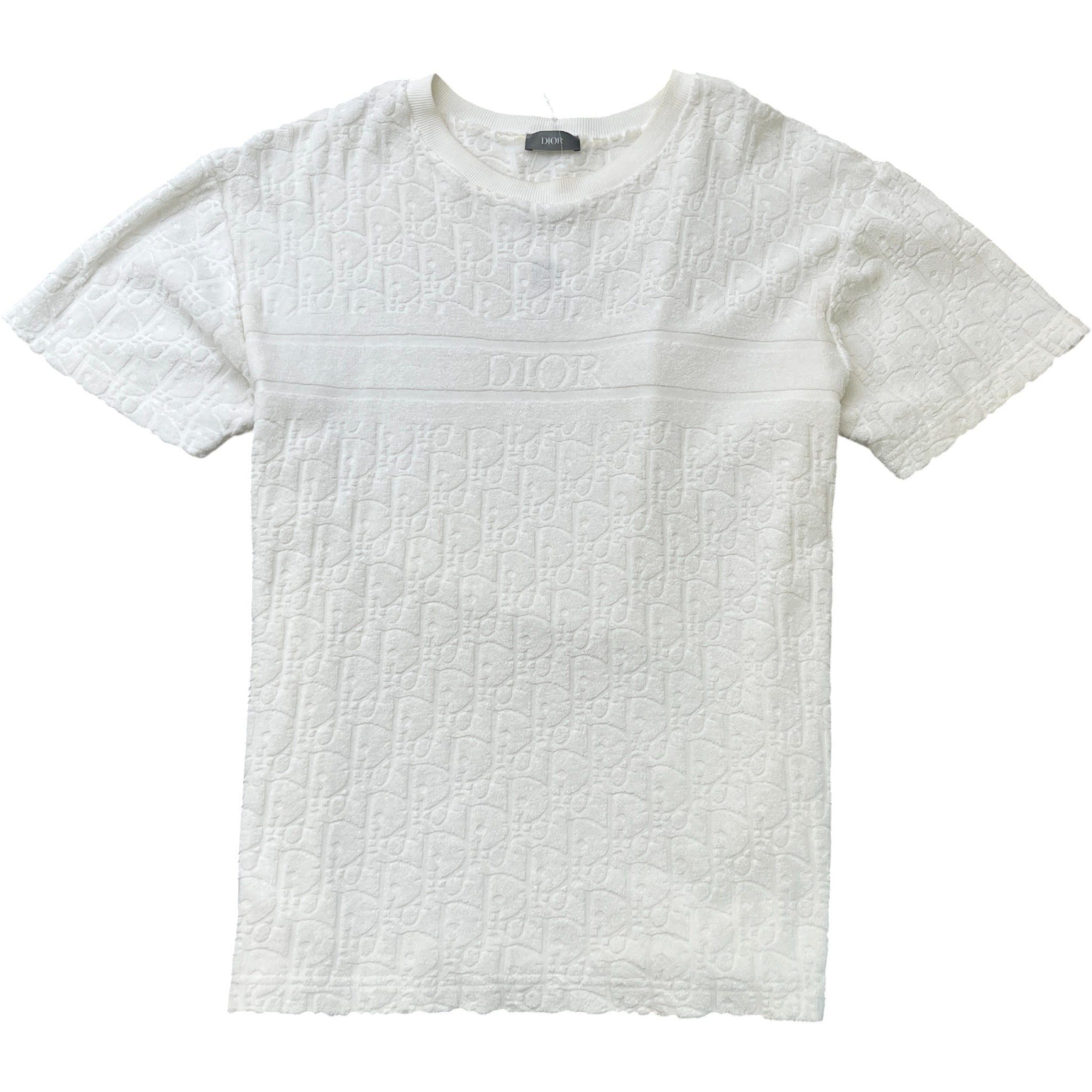 Men's Oblique T-Shirt White Size M