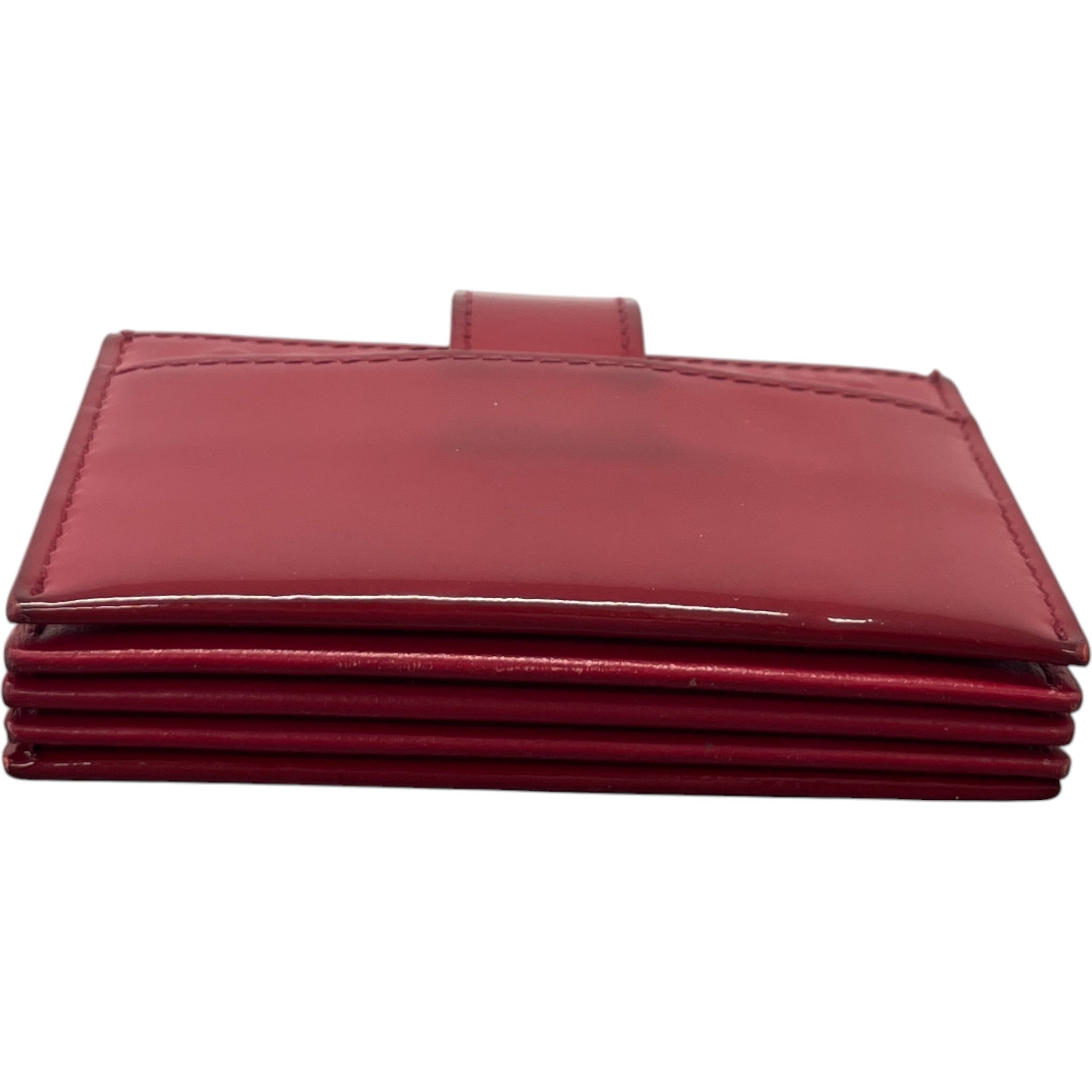 Women's Lady Dior 5-Gusset Card Holder Red