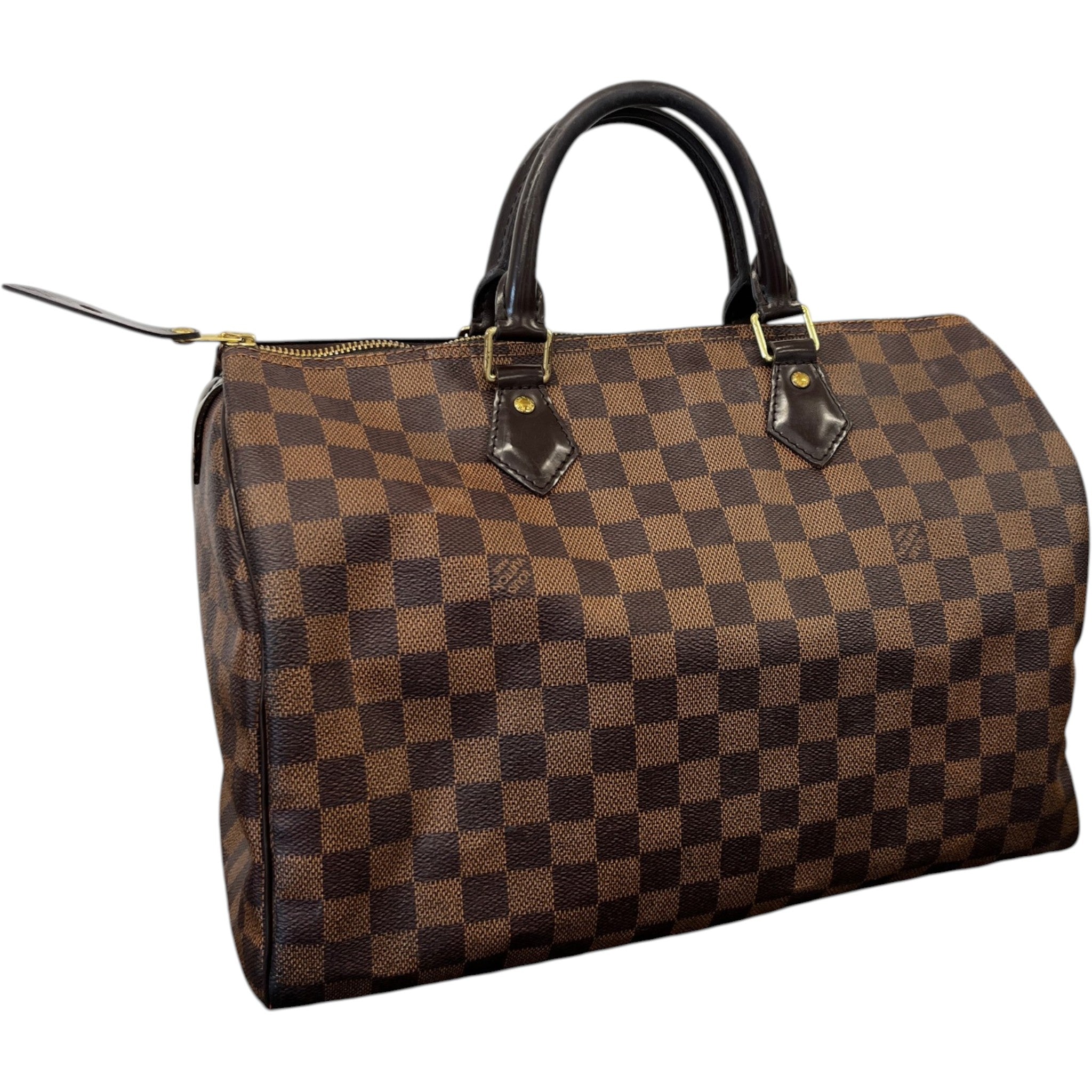 Women's Damier Ebene Speedy 35 Handbag Brown