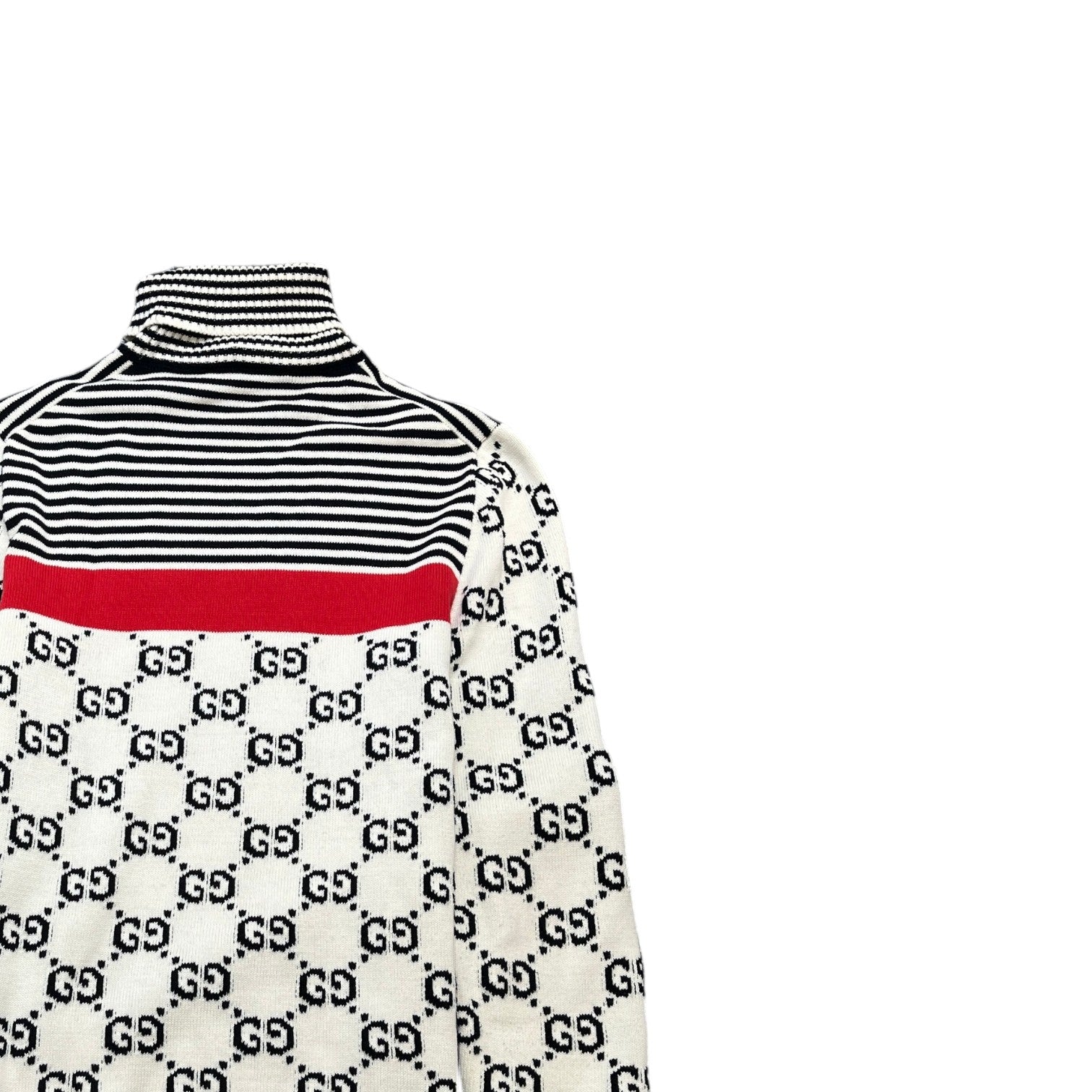 Men's Gg Supreme Turtleneck Jumper Cream Size L