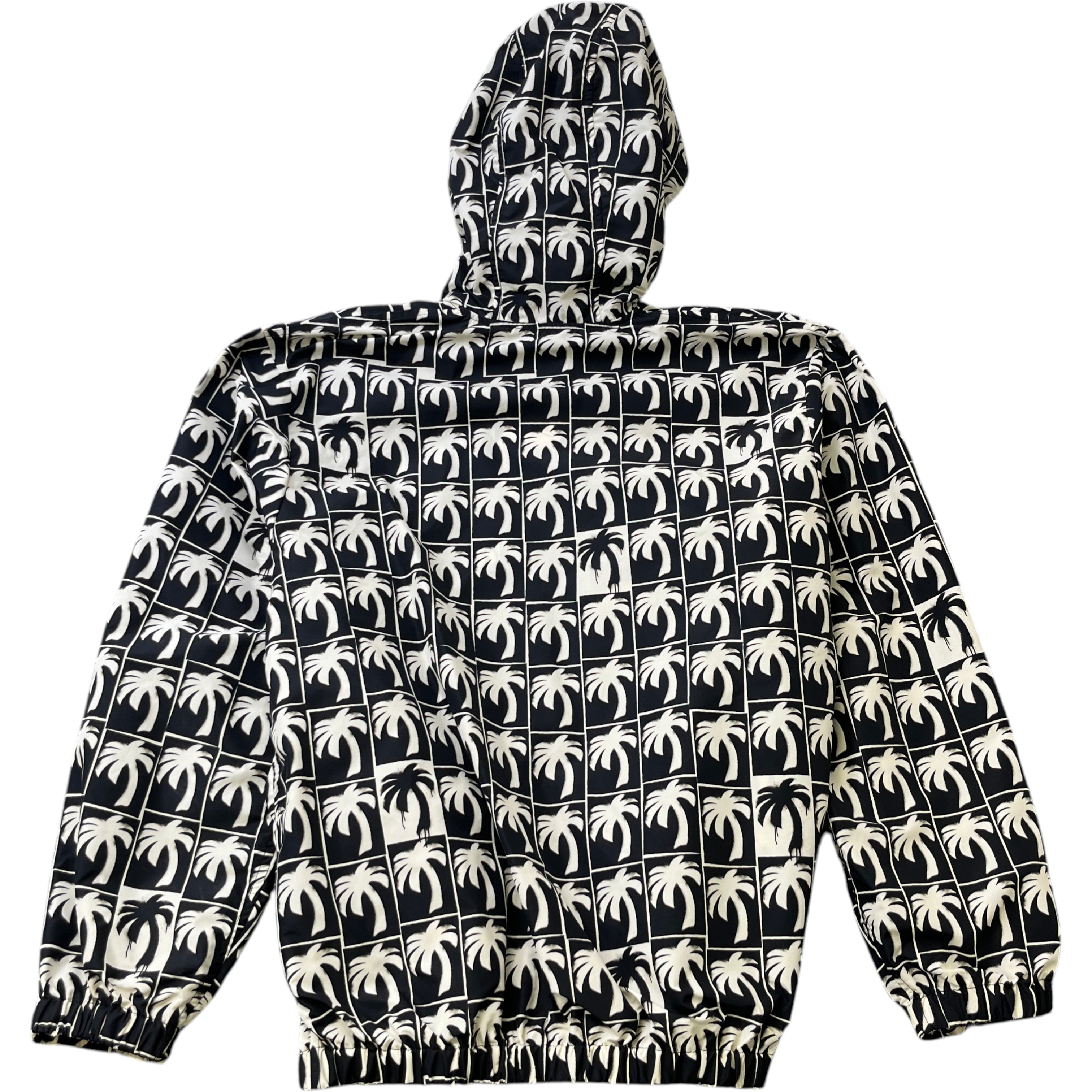 Men's Dripping Palm Windbreaker Black Size S