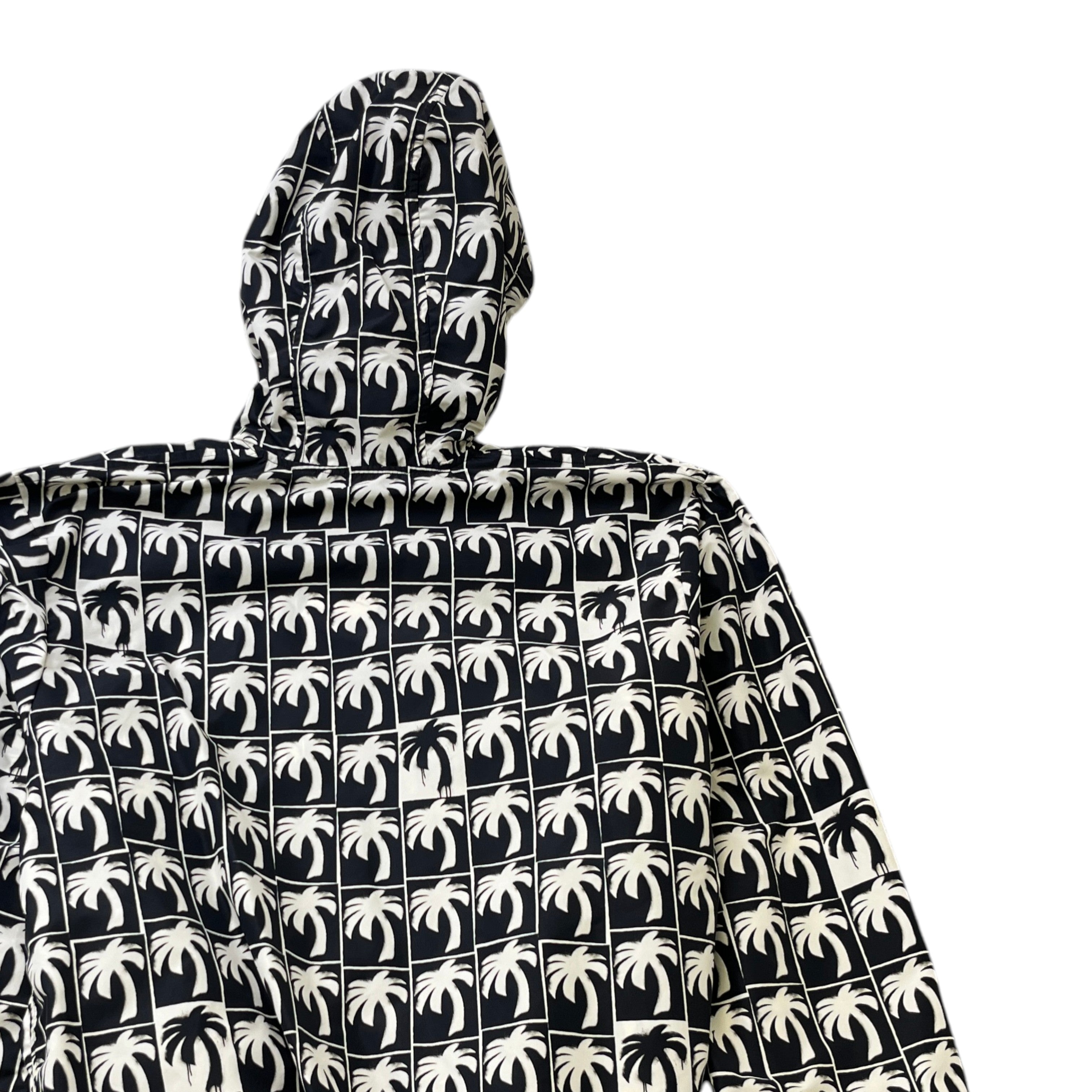 Men's Dripping Palm Windbreaker Black Size S