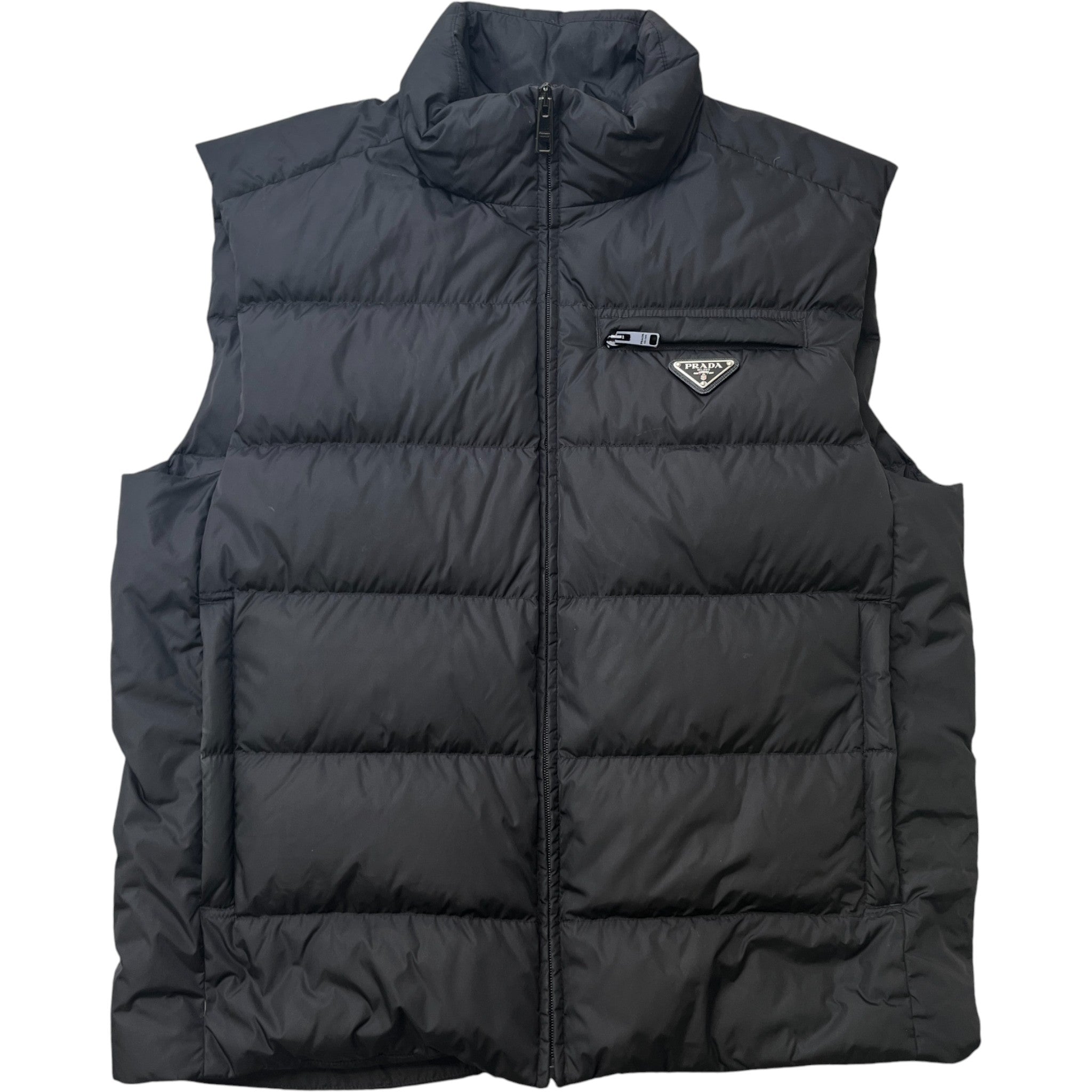 Men's Plaque Logo Gilet Black Size IT 48 / M