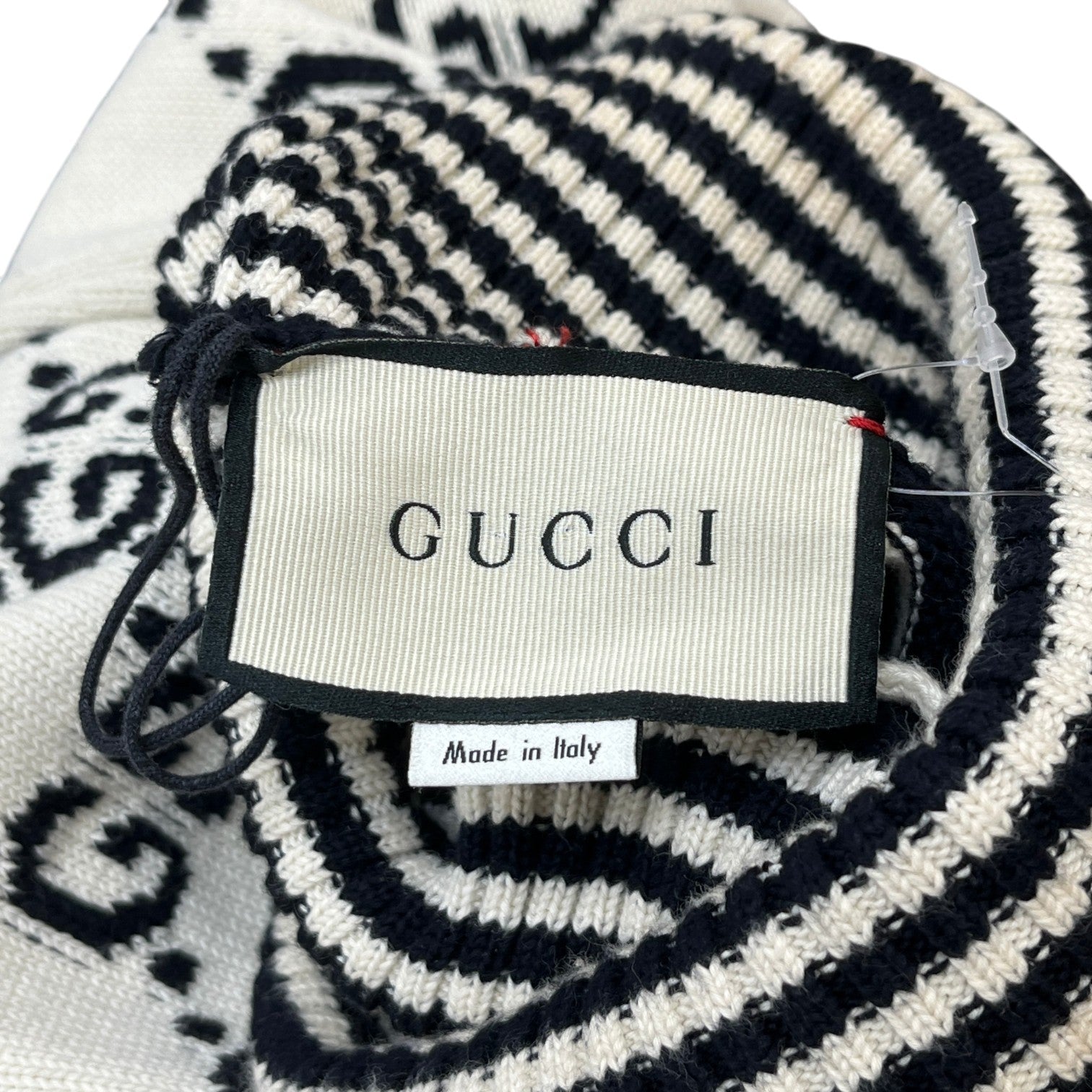 Men's Gg Supreme Turtleneck Jumper Cream Size L
