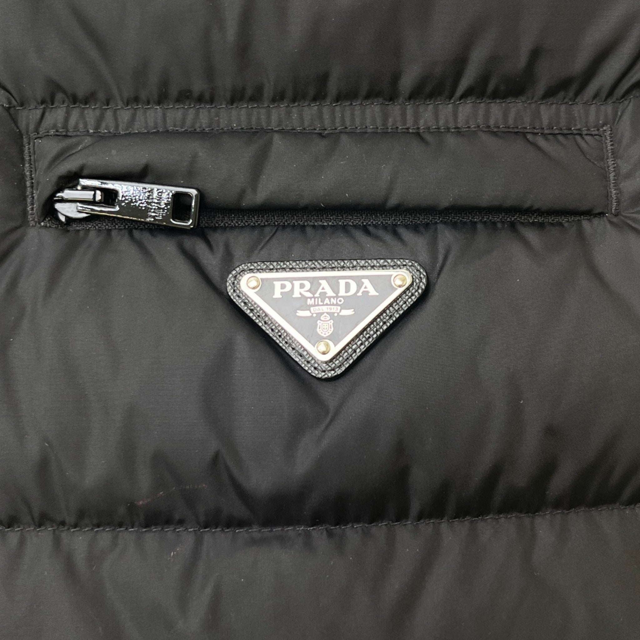 Men's Plaque Logo Gilet Black Size IT 48 / M