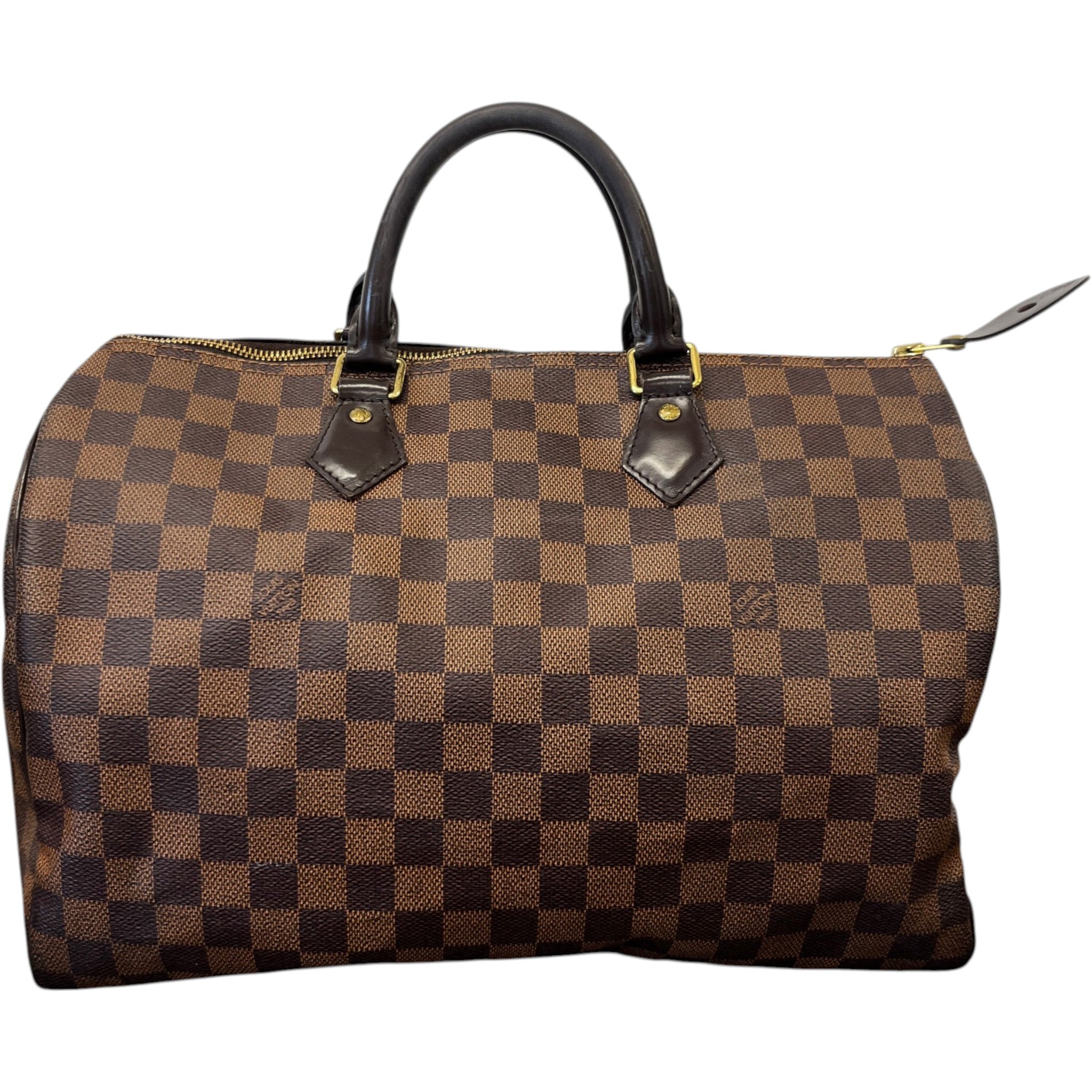 Women's Damier Ebene Speedy 35 Handbag Brown