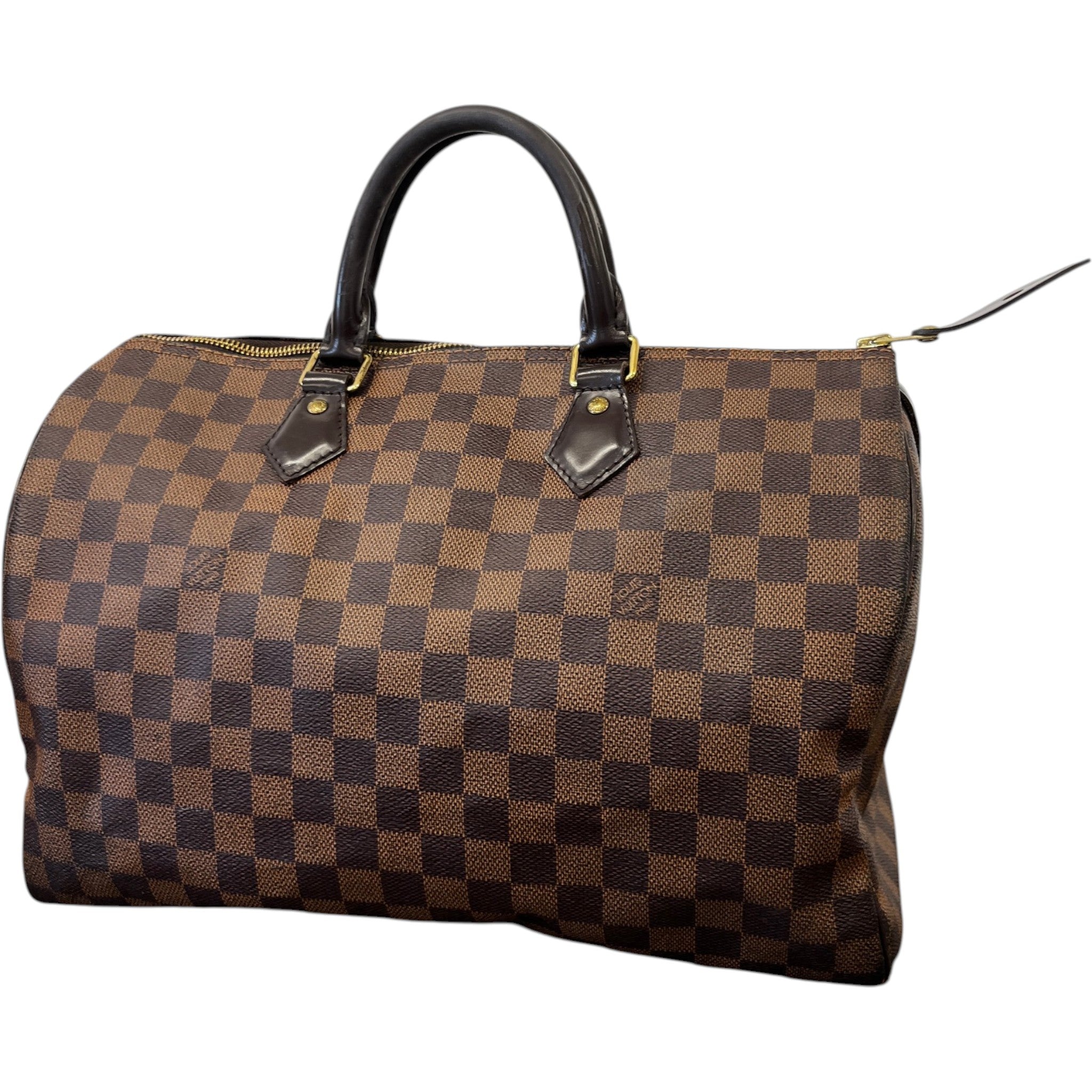 Women's Damier Ebene Speedy 35 Handbag Brown