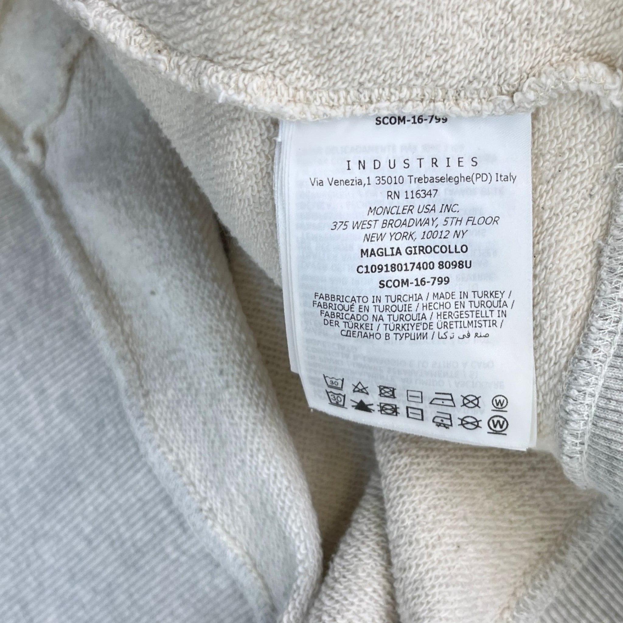 Men's Maglia Jumper Grey Size XL