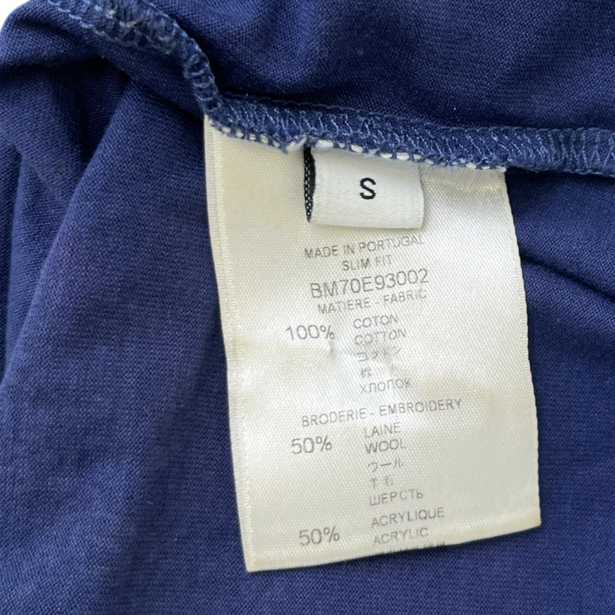 Men's Graphic Print T-Shirt Black Size S