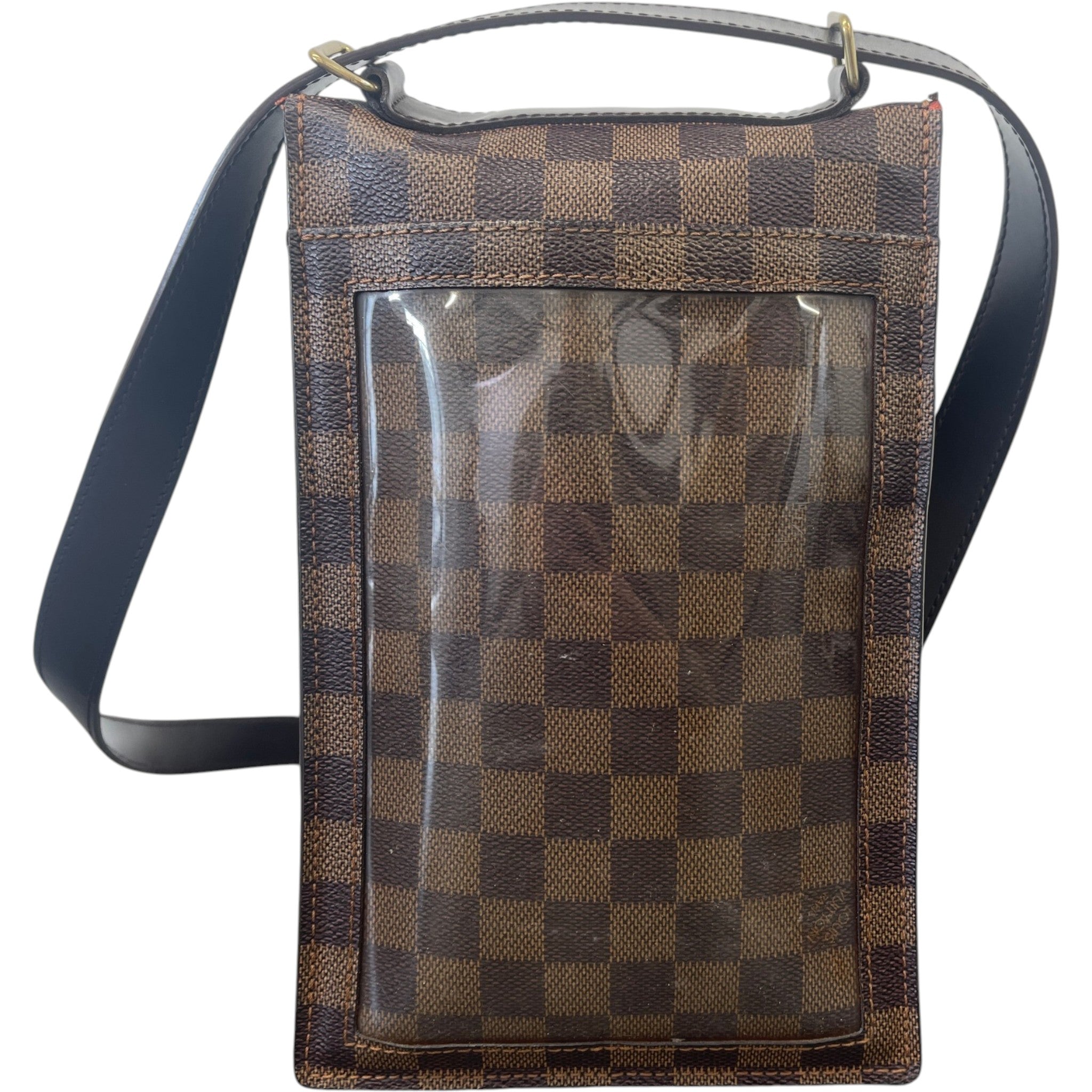 Men's Damier Ebene Portobello Messenger Bag Brown