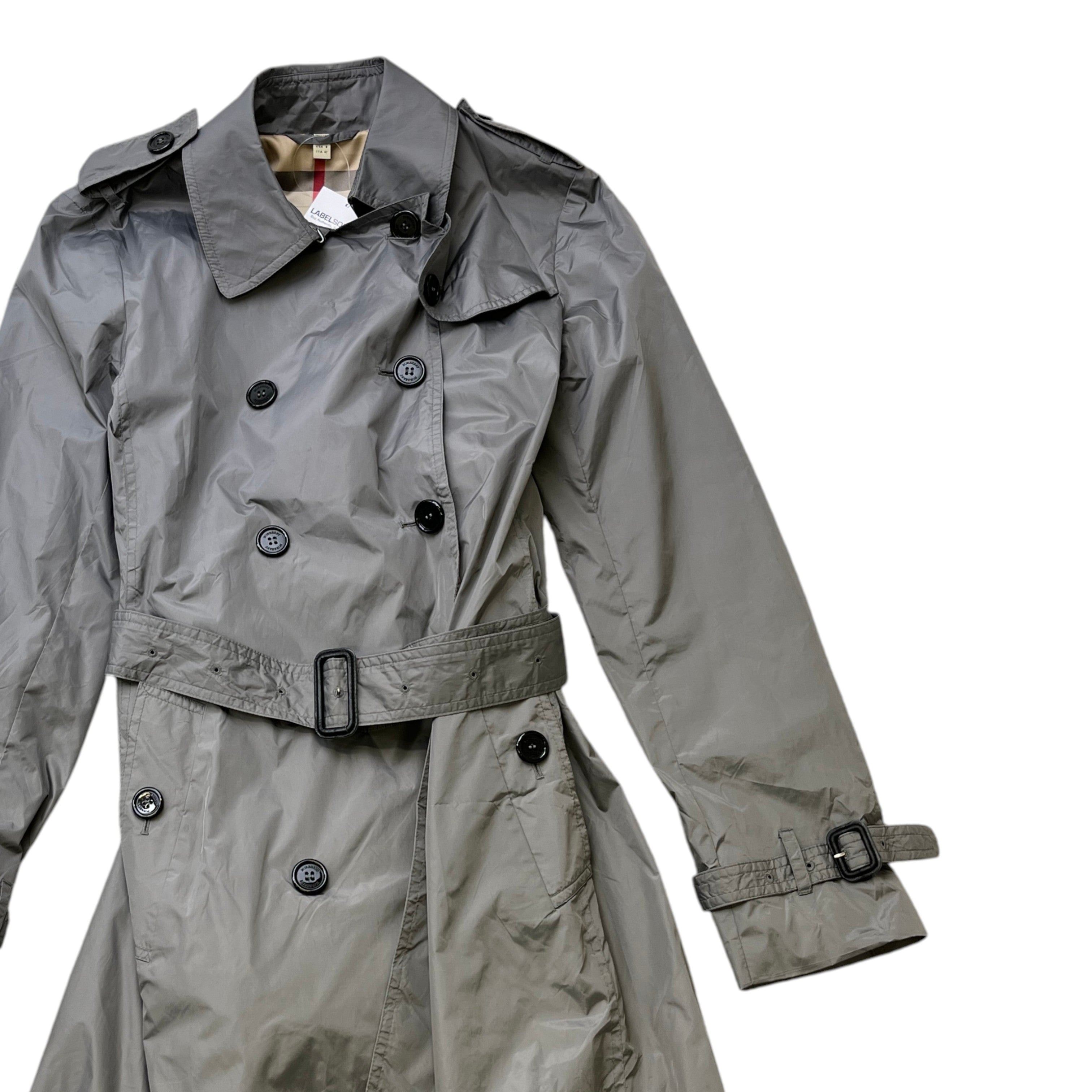 Women's Trench Jacket Grey Size IT 42 / UK 10