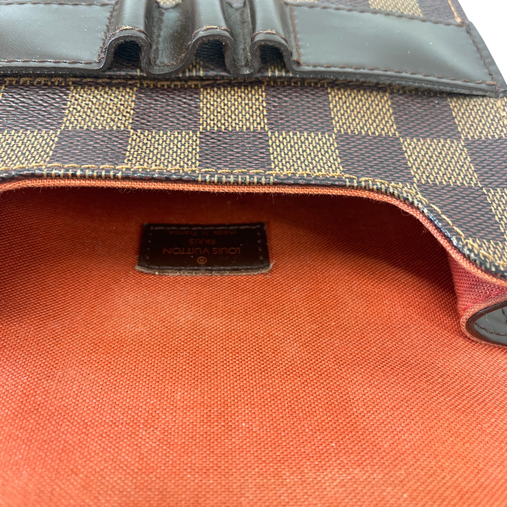 Men's Damier Ebene Portobello Messenger Bag Brown