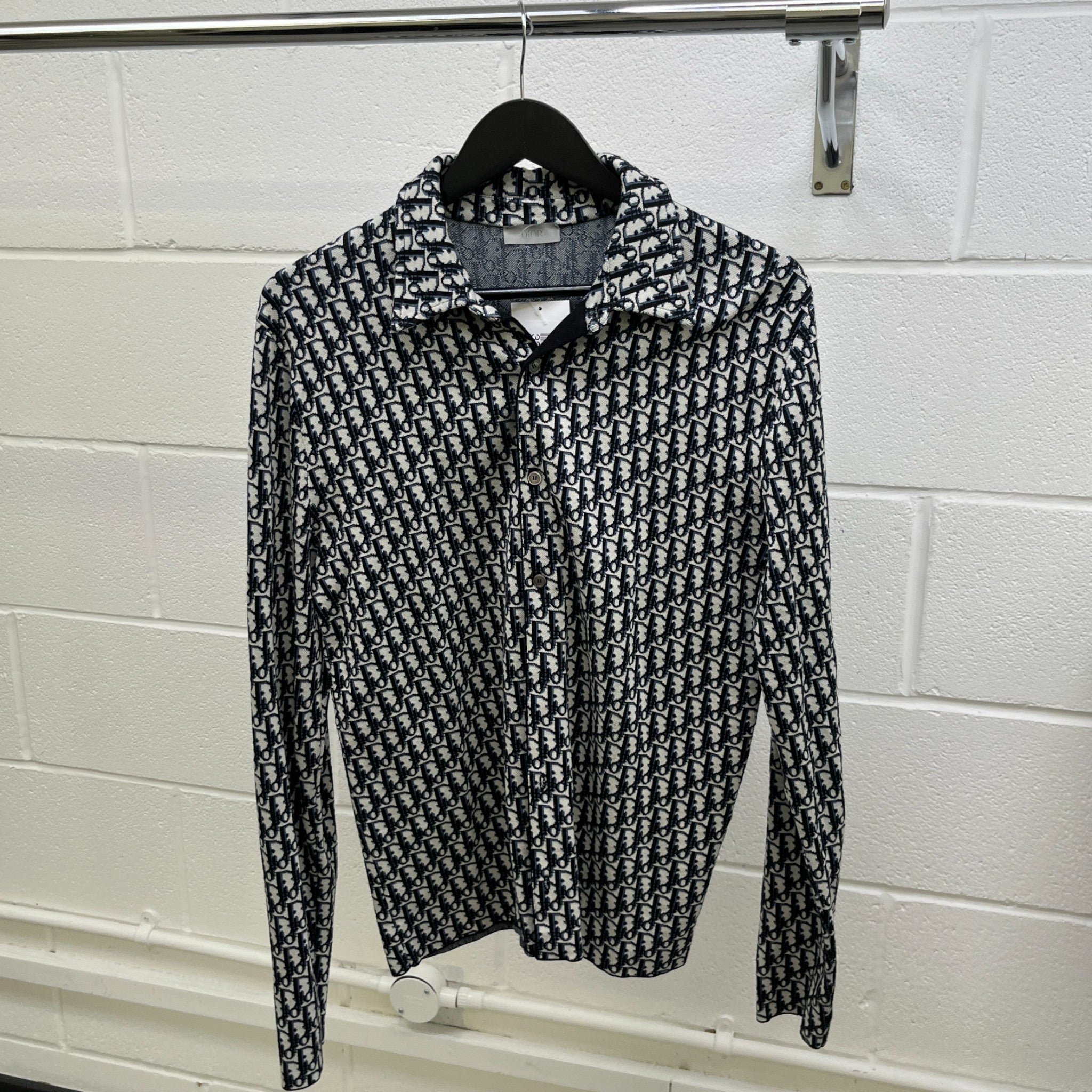 Men's Oblique OverShirt Navy Size M