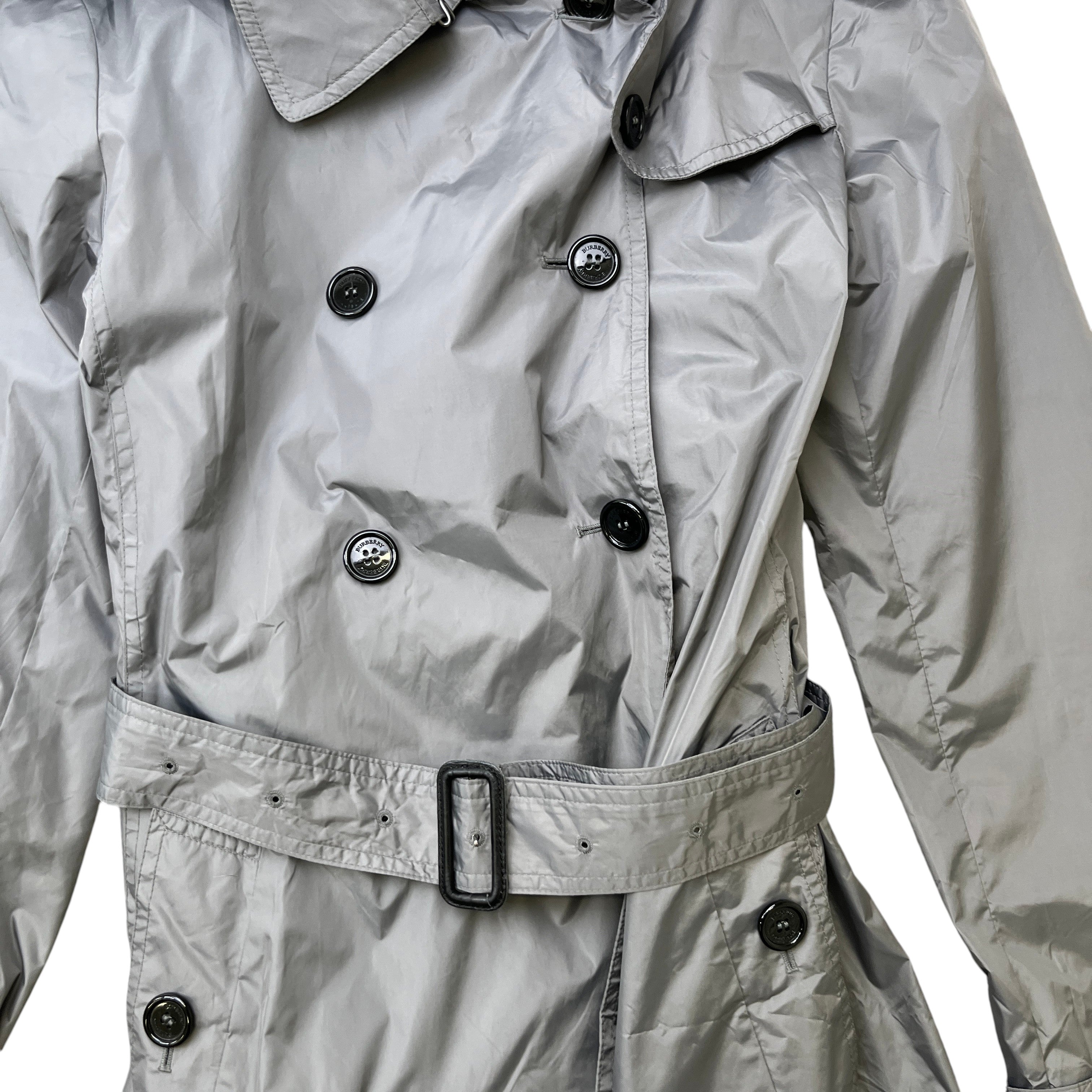 Women's Trench Jacket Grey Size IT 42 / UK 10