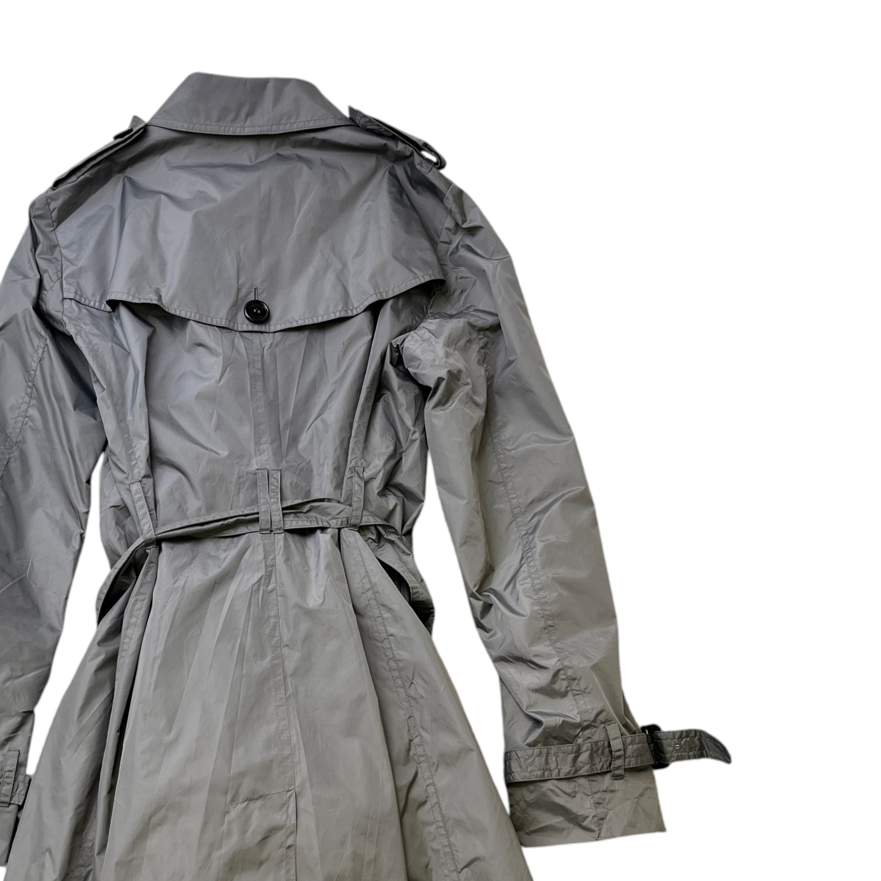 Women's Trench Jacket Grey Size IT 42 / UK 10