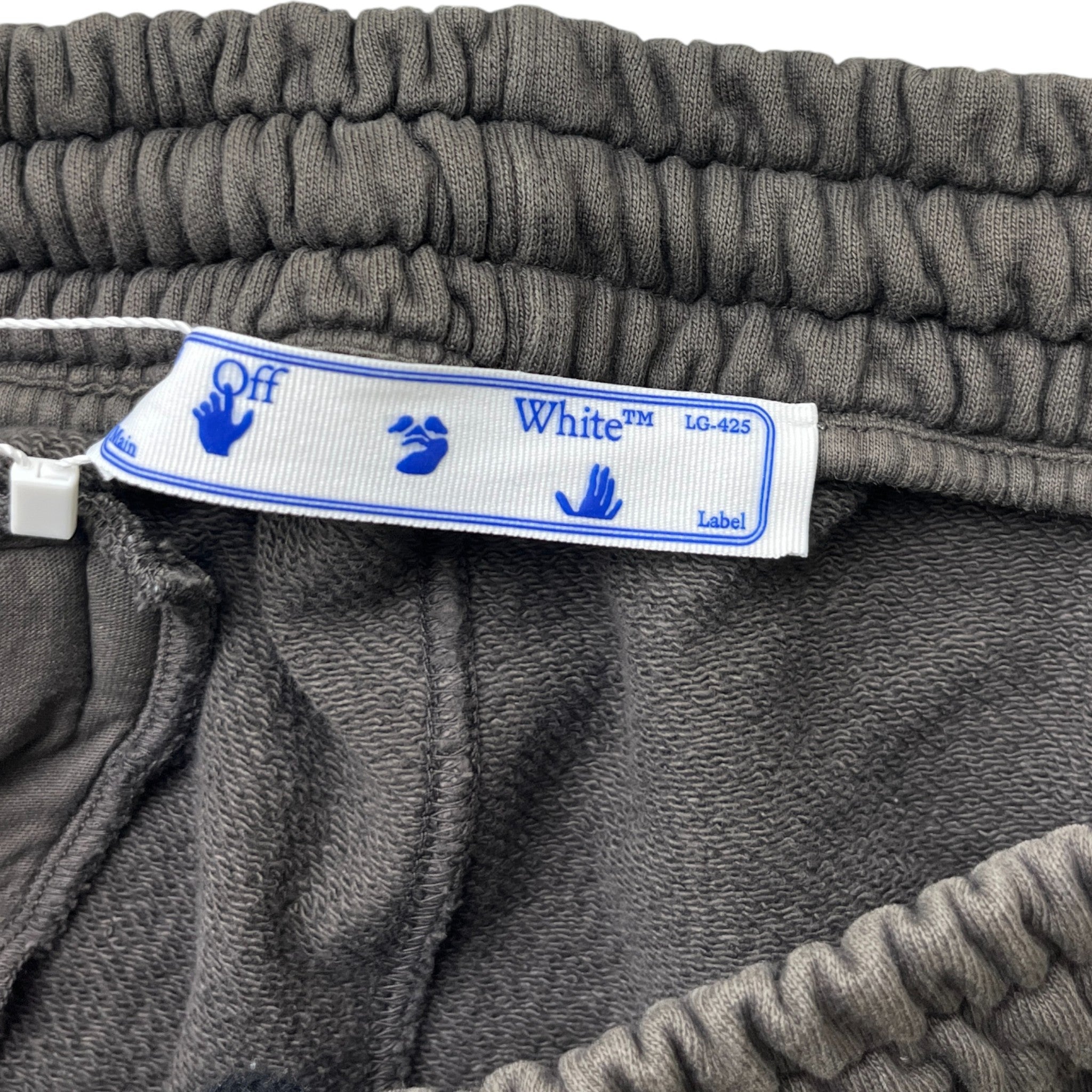 Men's Paint Splatter Logo Shorts Charcoal Size M