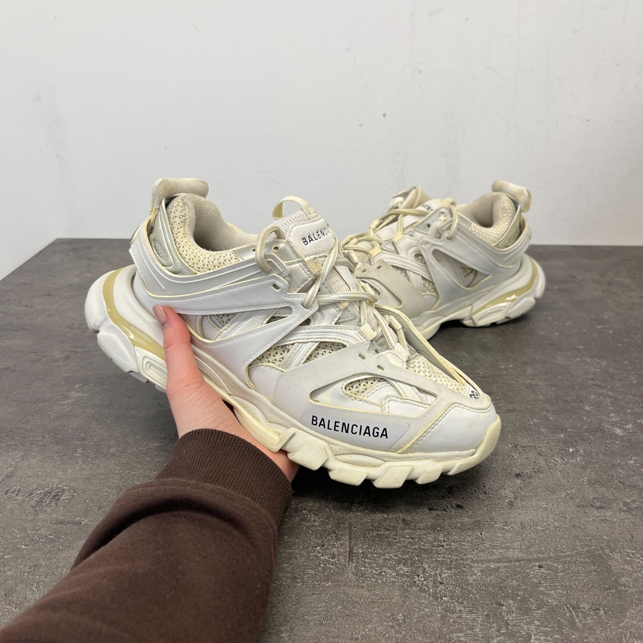 Women's Tracks Low Trainers White Size EU 39 / UK 6