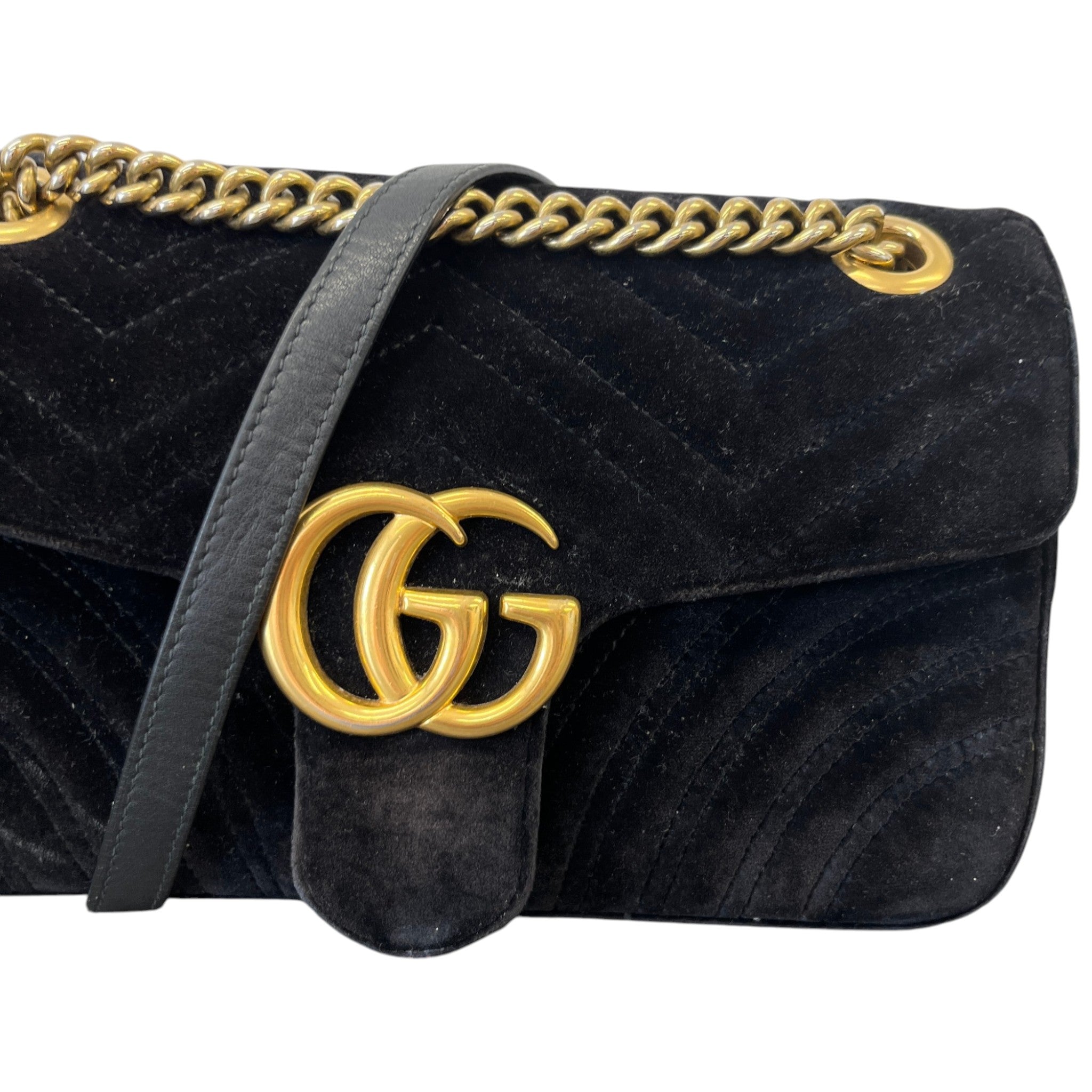 Women's Gg Marmont Small Bag Black