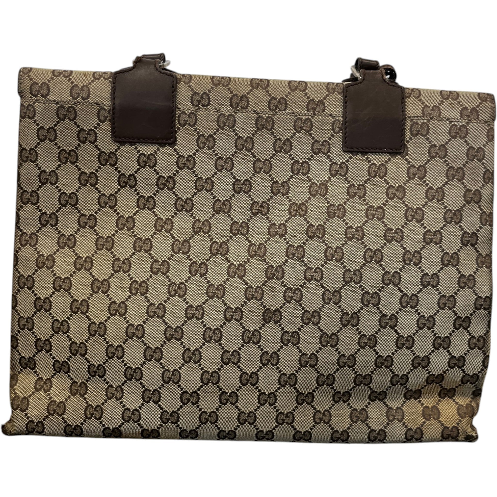 Men's Gg Supreme Business Bag Beige