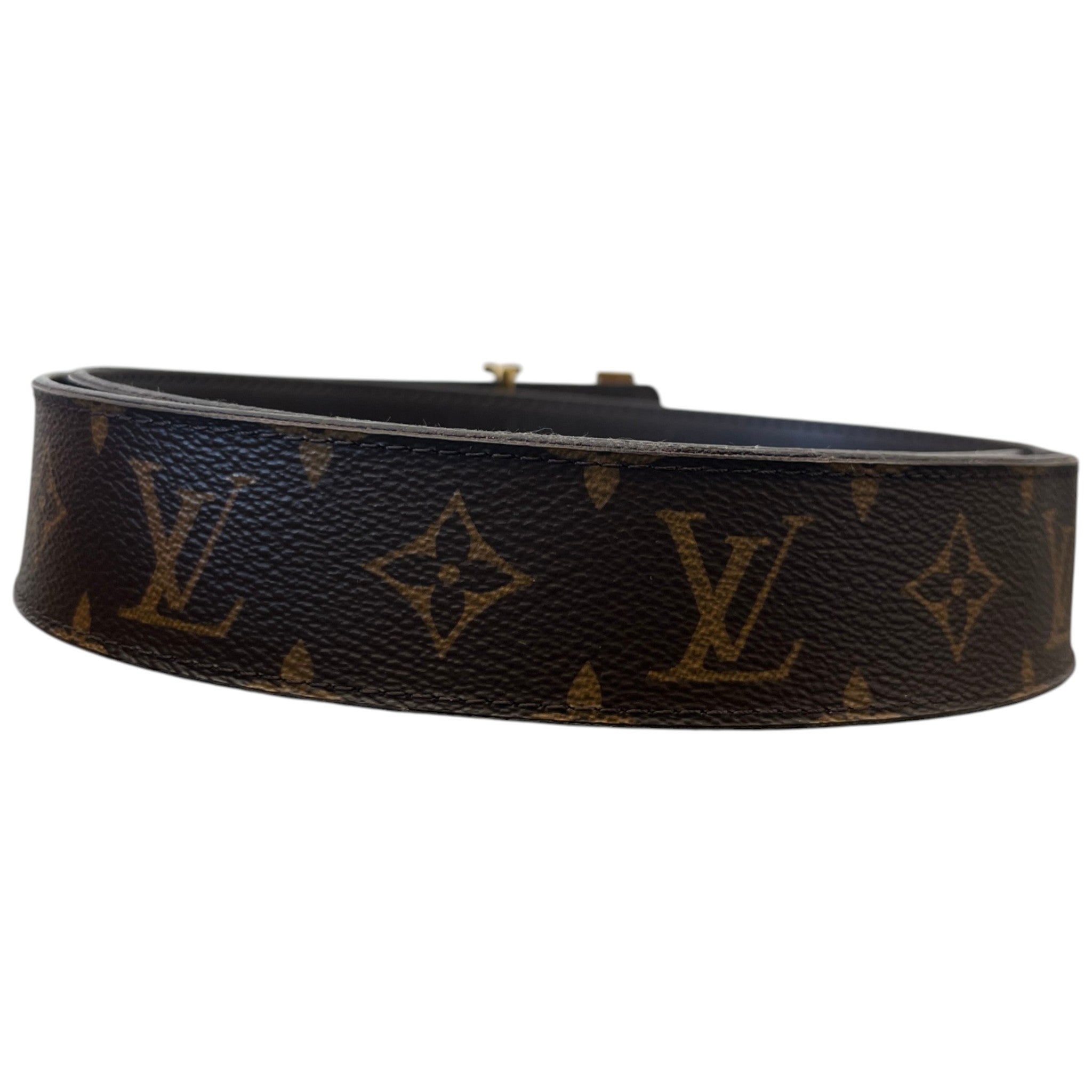 Men's Monogram Reversible Belt Brown Size Waist 28"