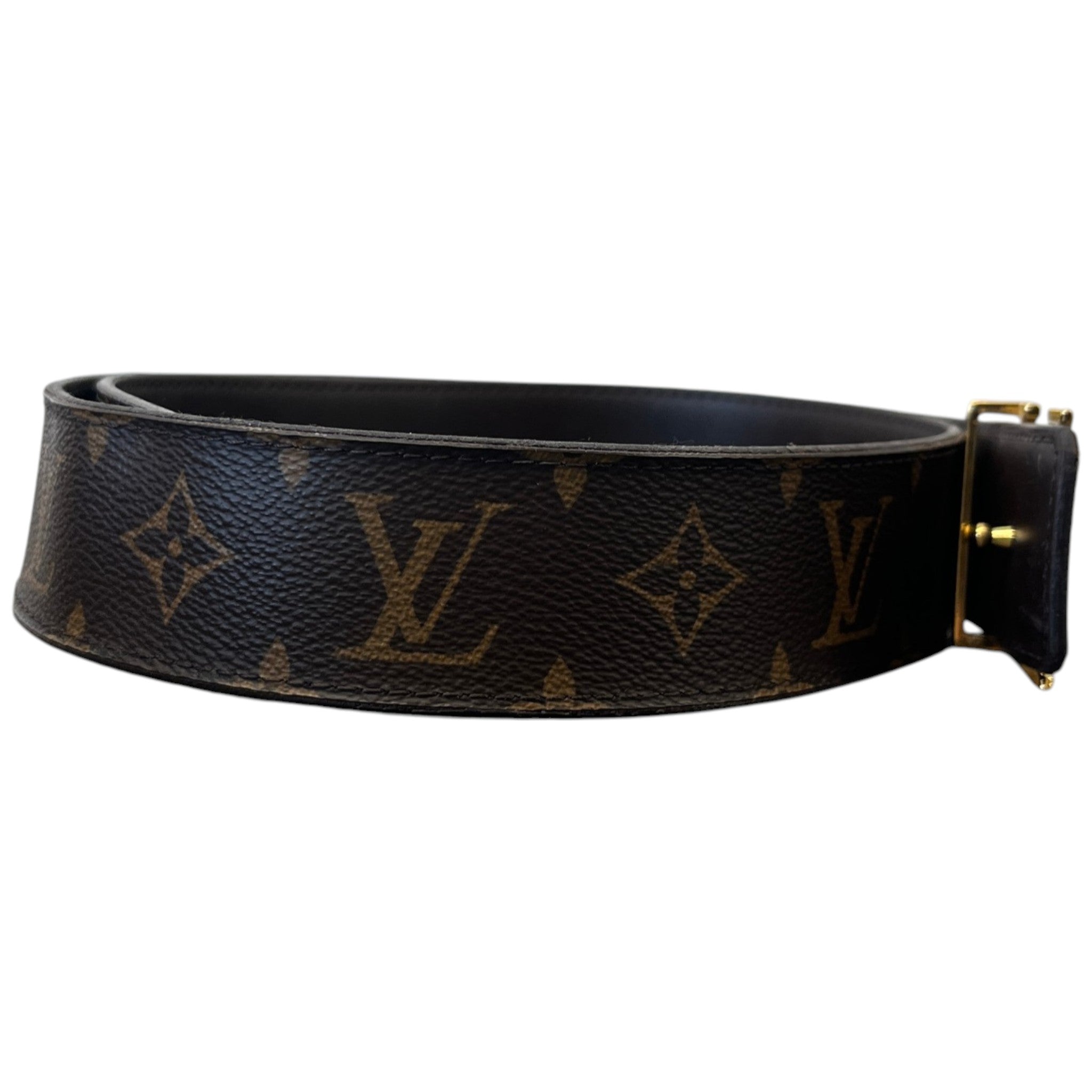 Men's Monogram Reversible Belt Brown Size Waist 28"