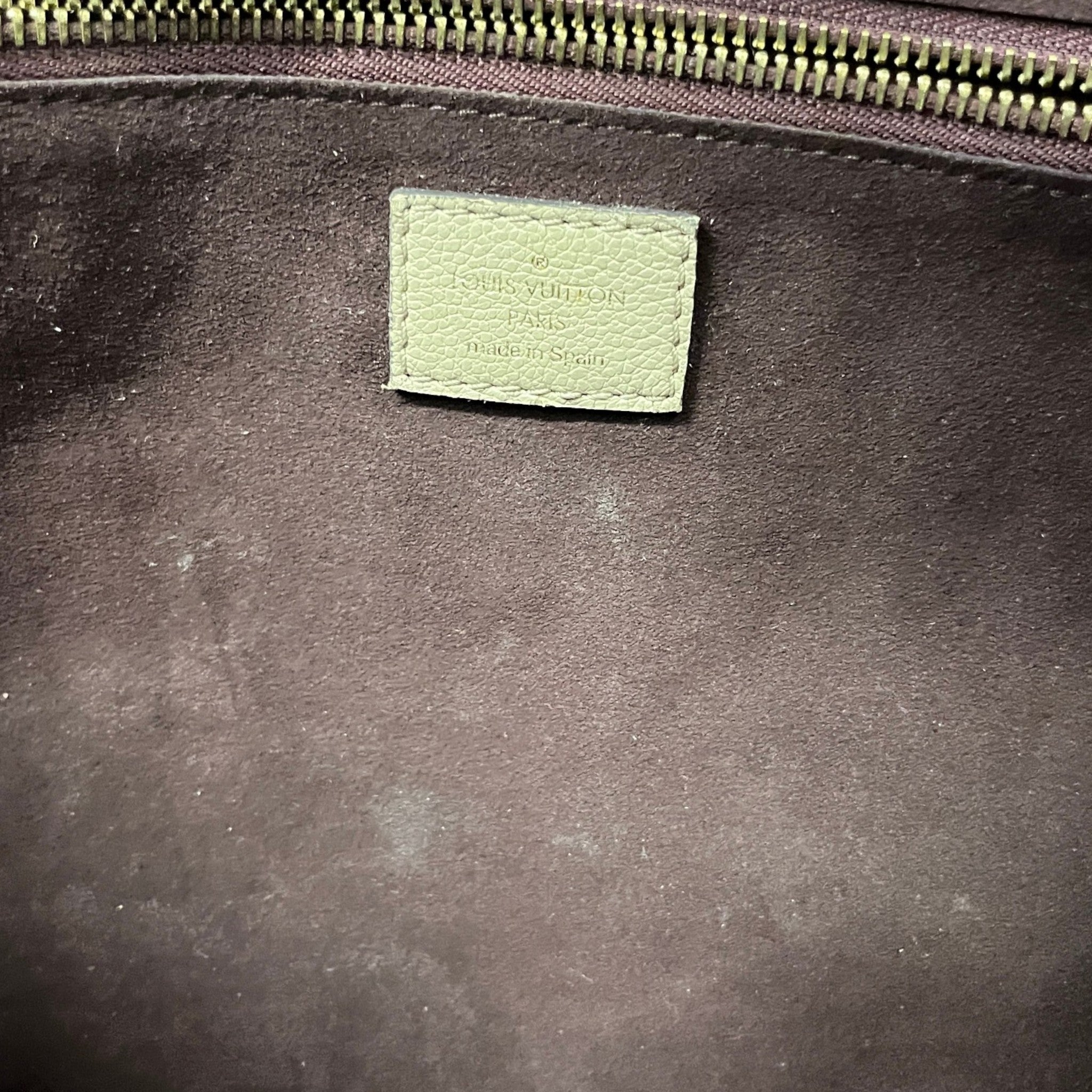 Women's Monogram Empereinte Neverfull Mm Tote Bag Beige