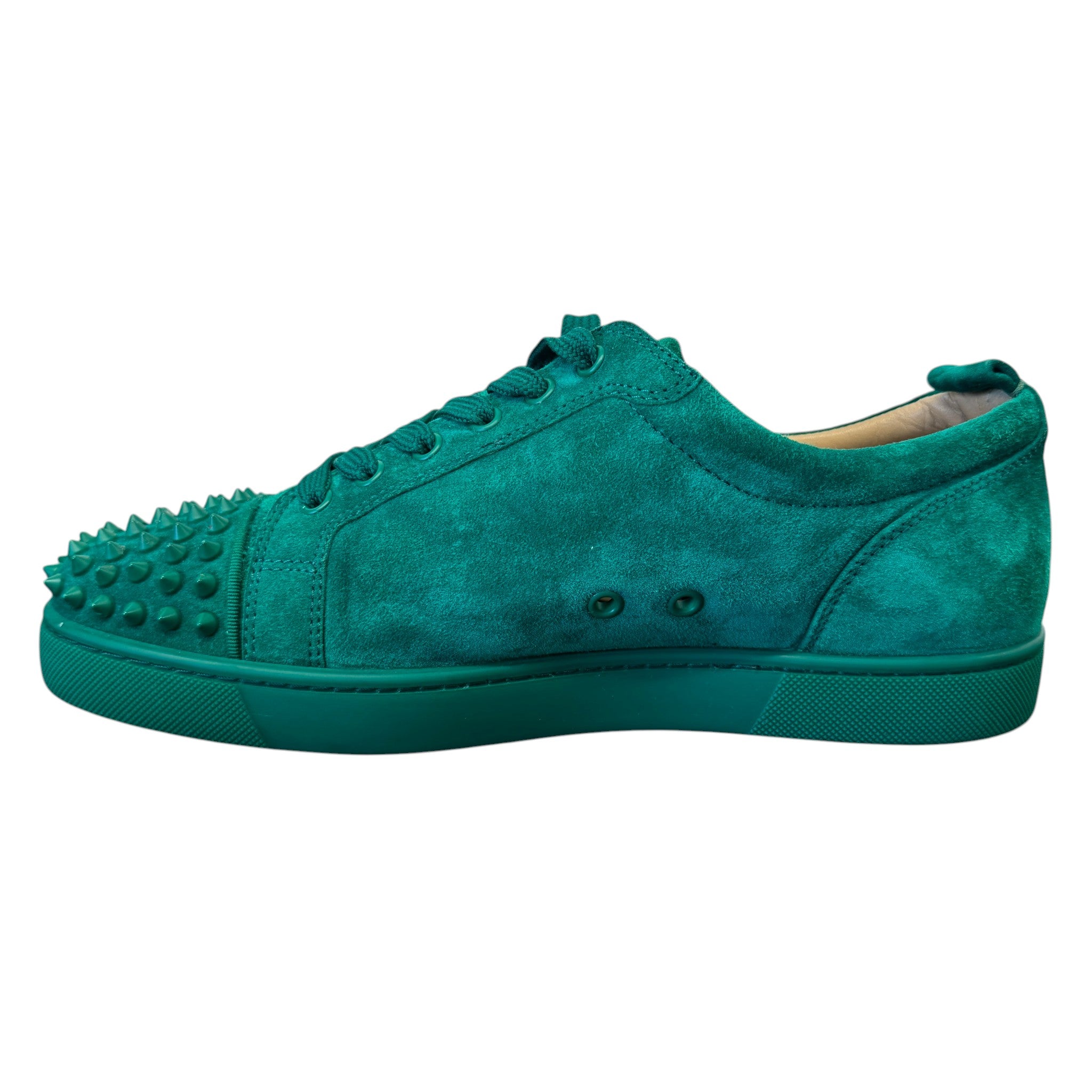 Men's Louis Spikes Flat Low Trainers Green Size EU 42.5 / UK 8.5