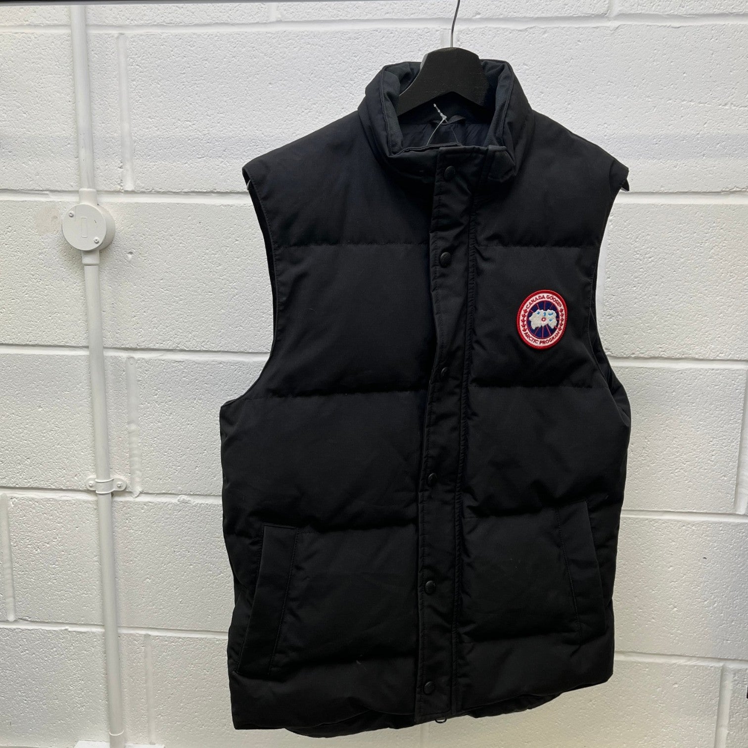 Men's Freestyle Crew Gilet Black Size S