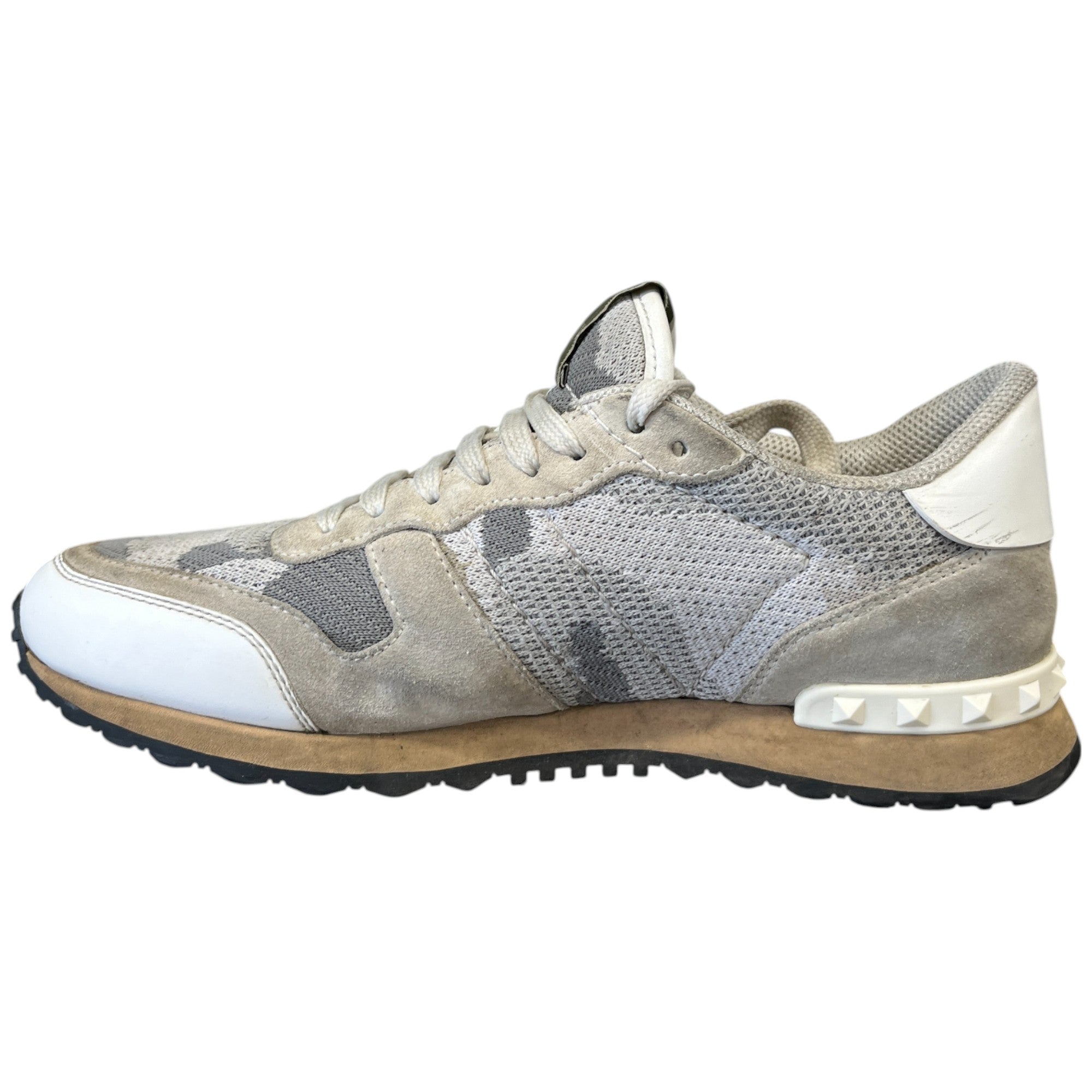 Men's Rockrunner Camouflage Low Trainers Grey Size EU 40 / UK 6
