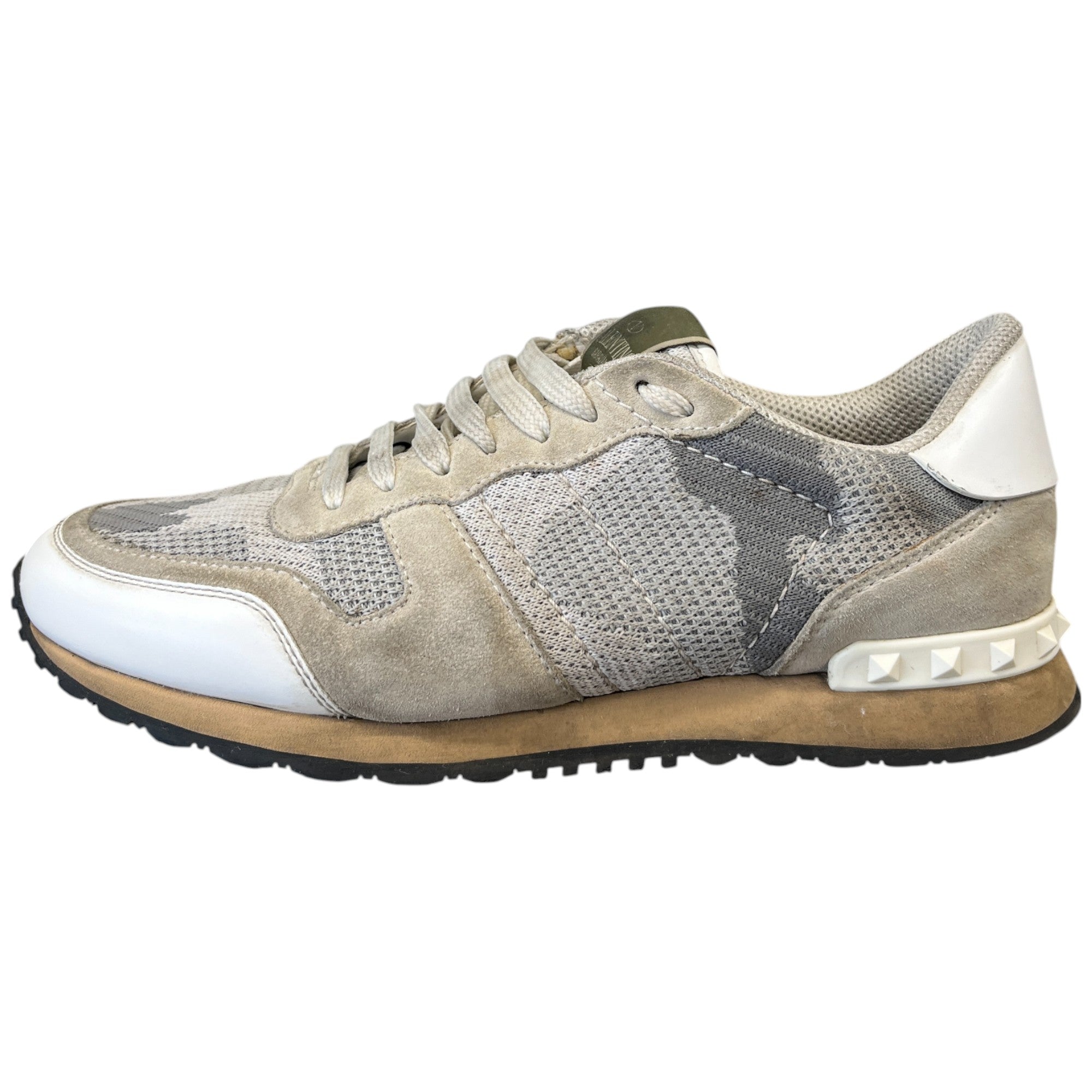 Men's Rockrunner Camouflage Low Trainers Grey Size EU 40 / UK 6