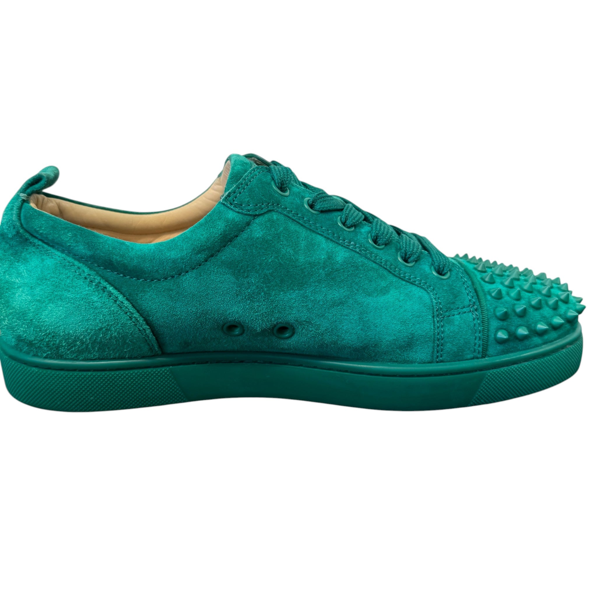 Men's Louis Spikes Flat Low Trainers Green Size EU 42.5 / UK 8.5