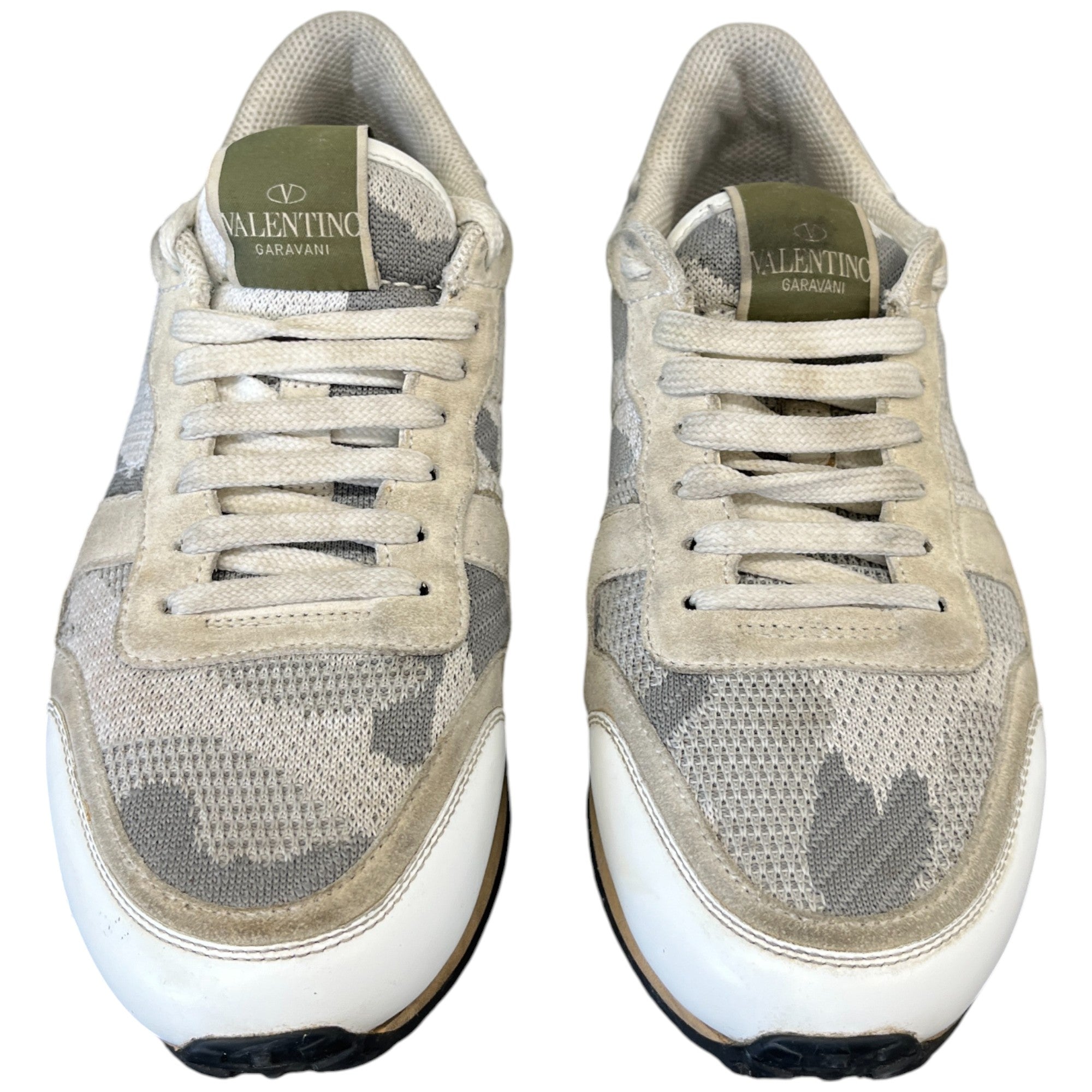 Men's Rockrunner Camouflage Low Trainers Grey Size EU 40 / UK 6