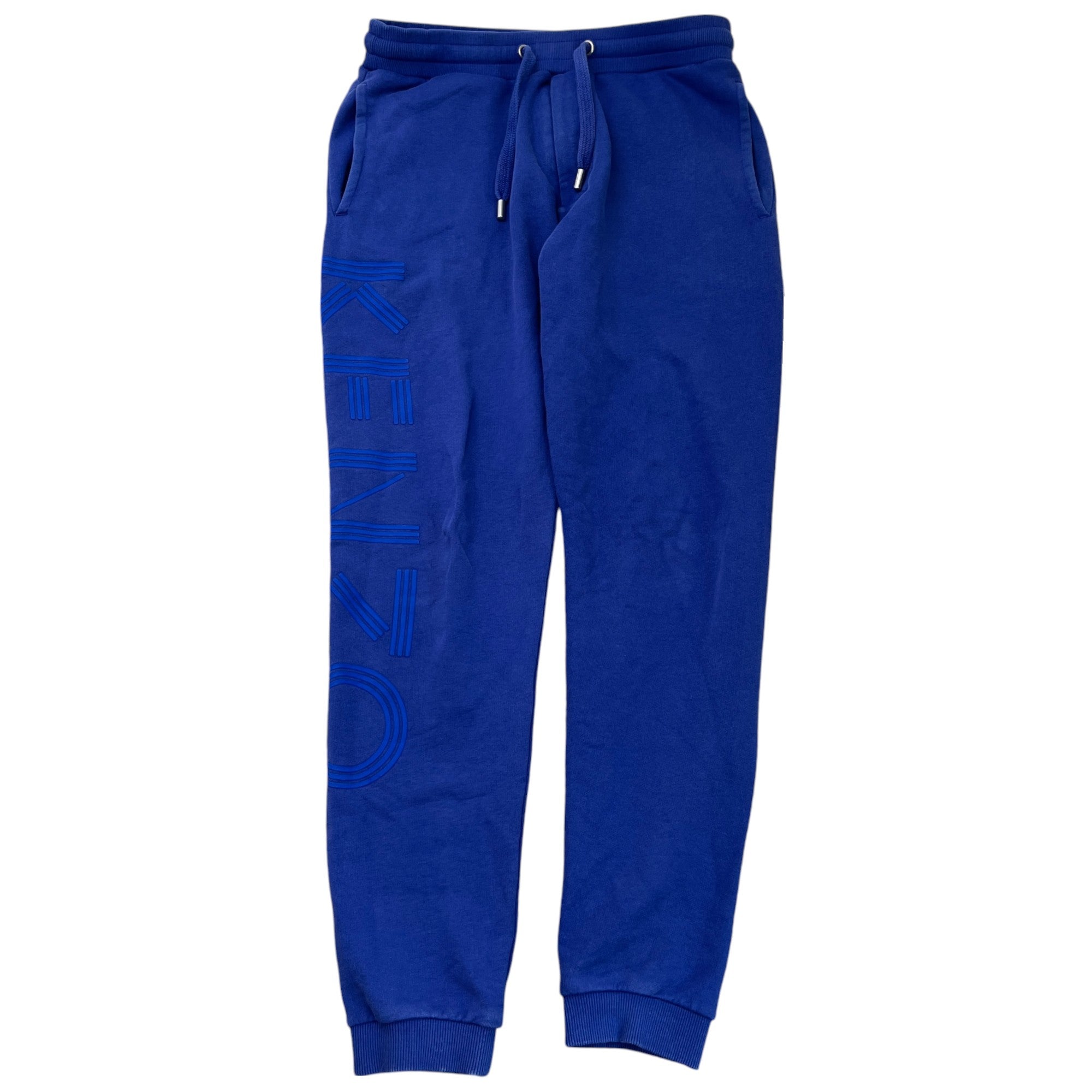 Men's Logo Print Joggers Blue Size S