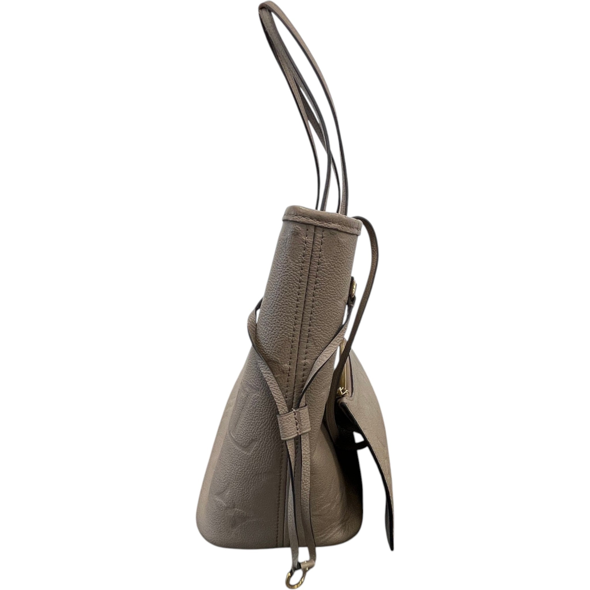 Women's Monogram Empereinte Neverfull Mm Tote Bag Beige