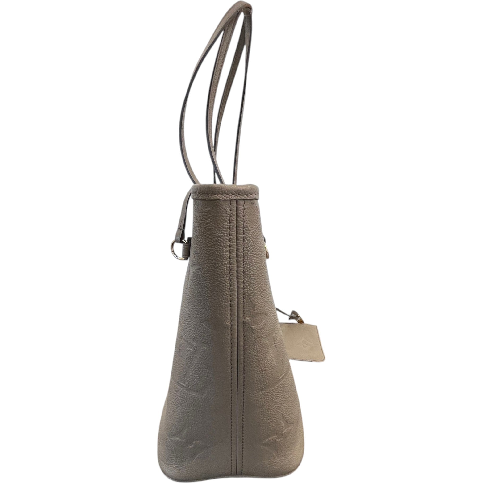 Women's Monogram Empereinte Neverfull Mm Tote Bag Beige