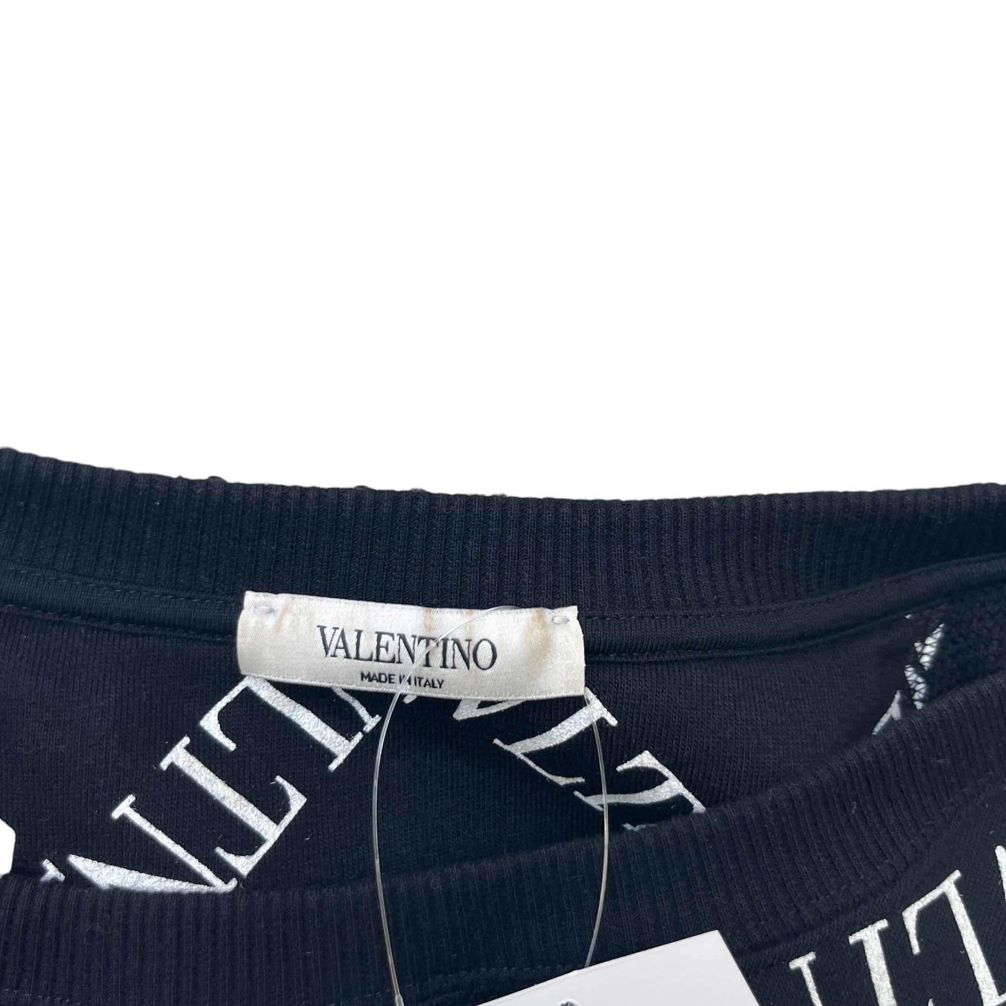 Men's Vltn Logo Sweatshirt Black Size S