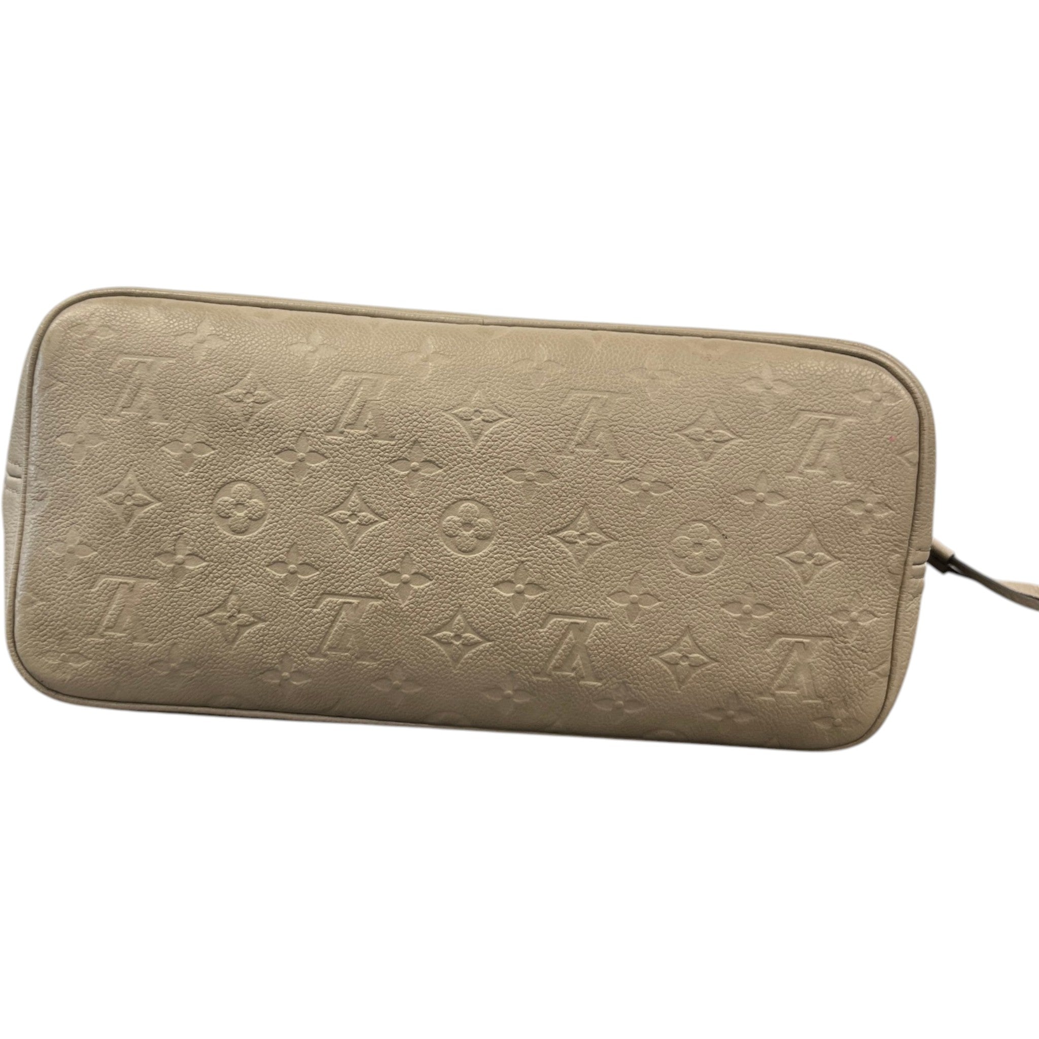 Women's Monogram Empereinte Neverfull Mm Tote Bag Beige