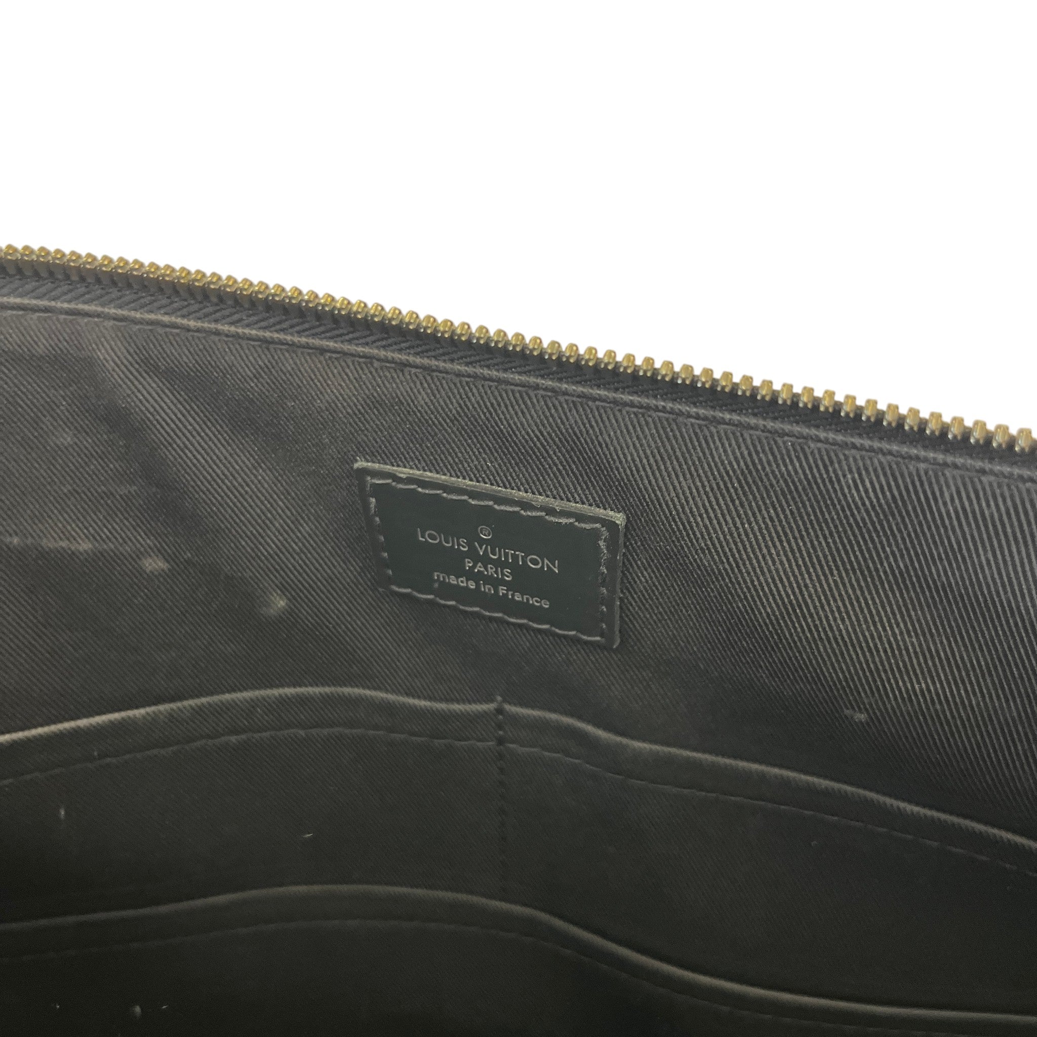 Men's Monogram Eclipe Explorer Briefcase Bag Black