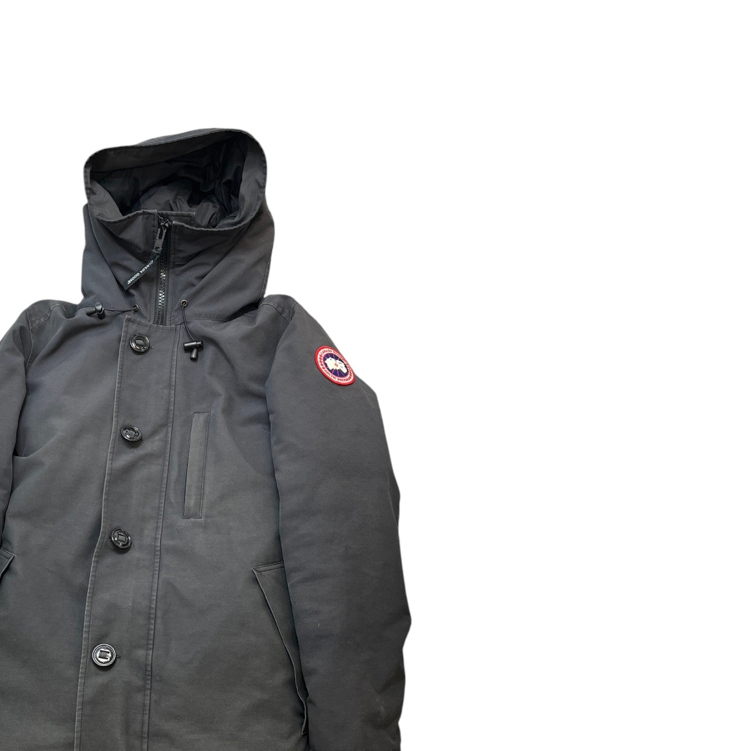 Men's Chateau Parka Down Jacket Charcoal Size M