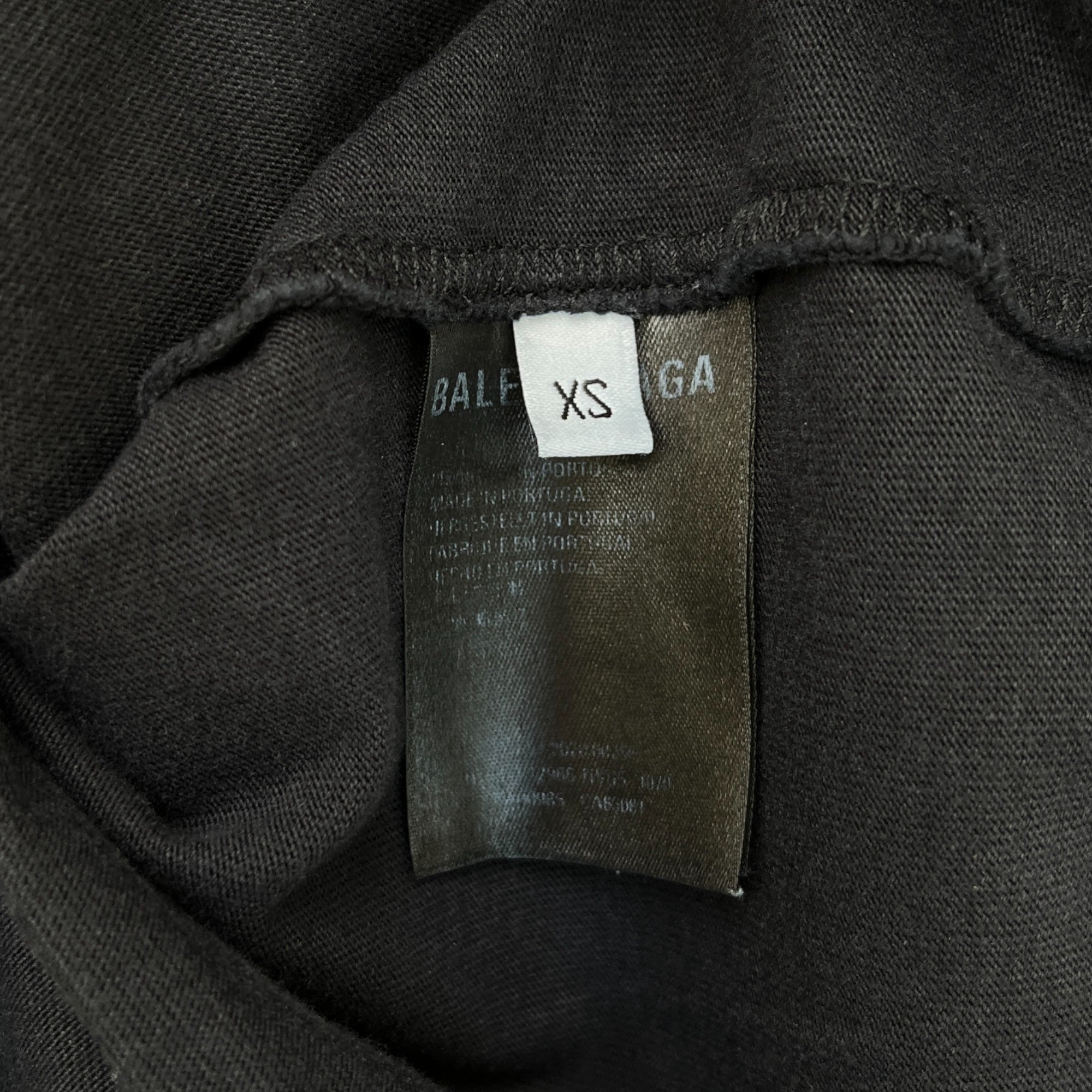 Men's Logo Print T-Shirt Black Size XS