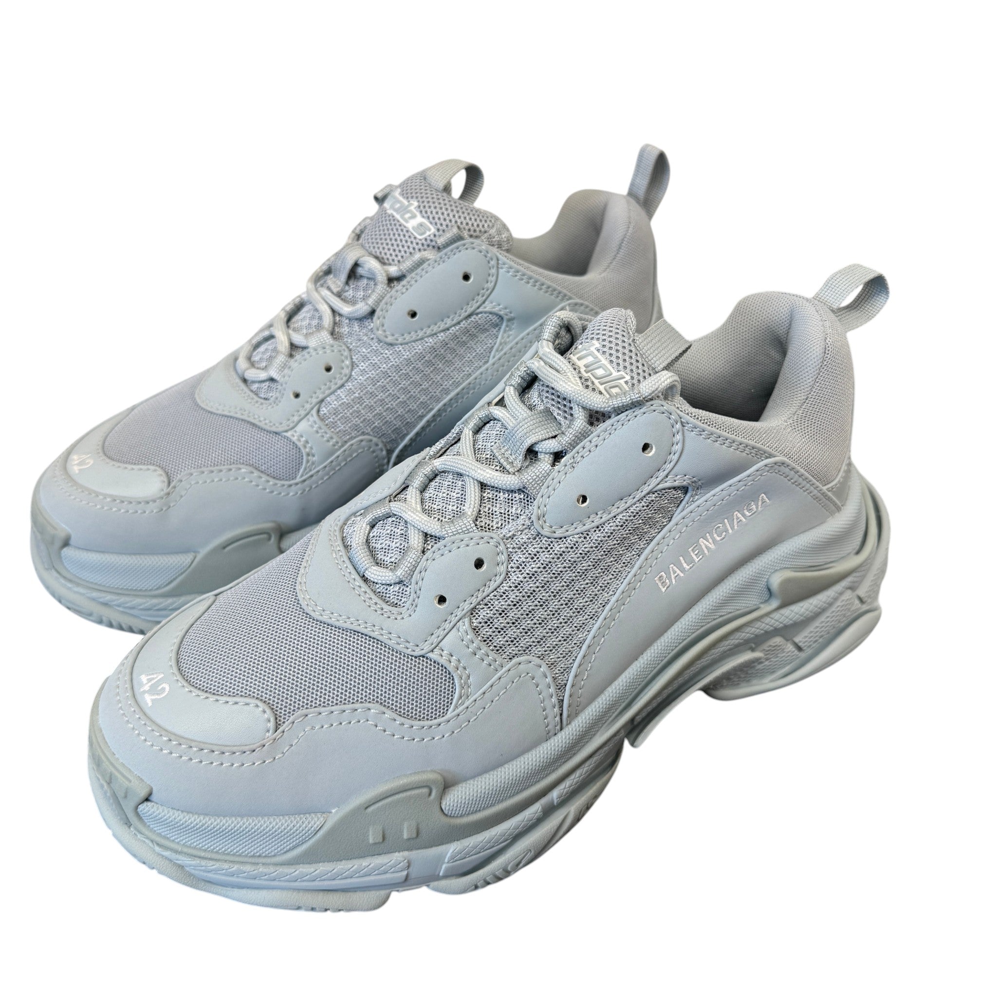 Men's Triple S Low Trainers Blue Size EU 42 / UK 8