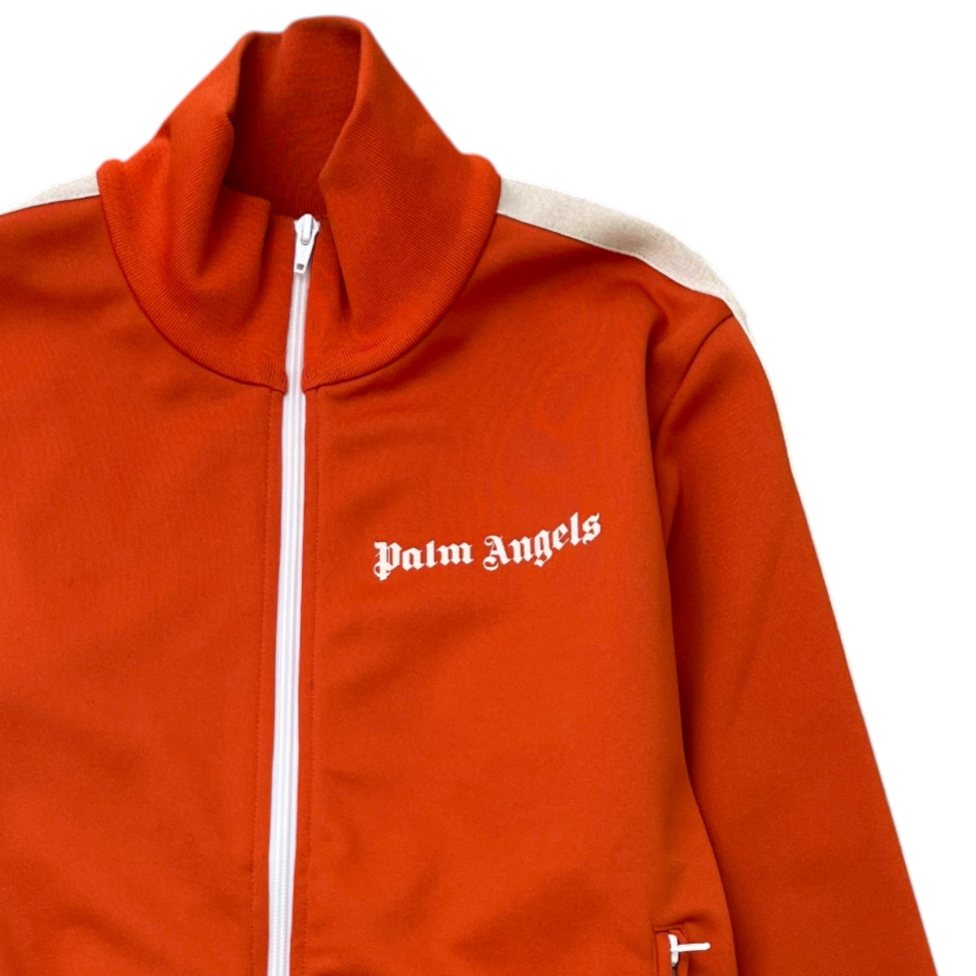 Men's Logo Track Jacket Orange Size M