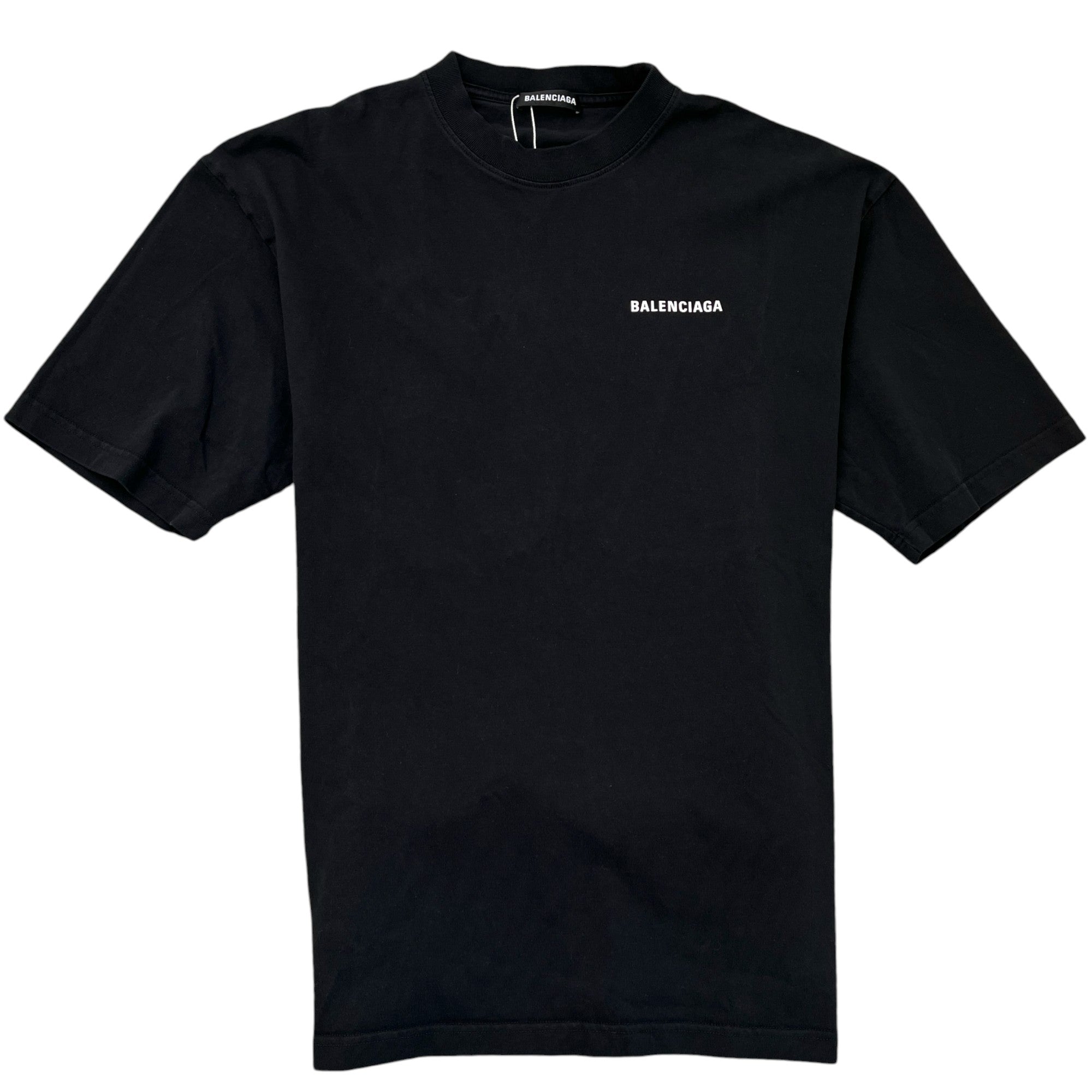 Men's Logo Print T-Shirt Black Size XS