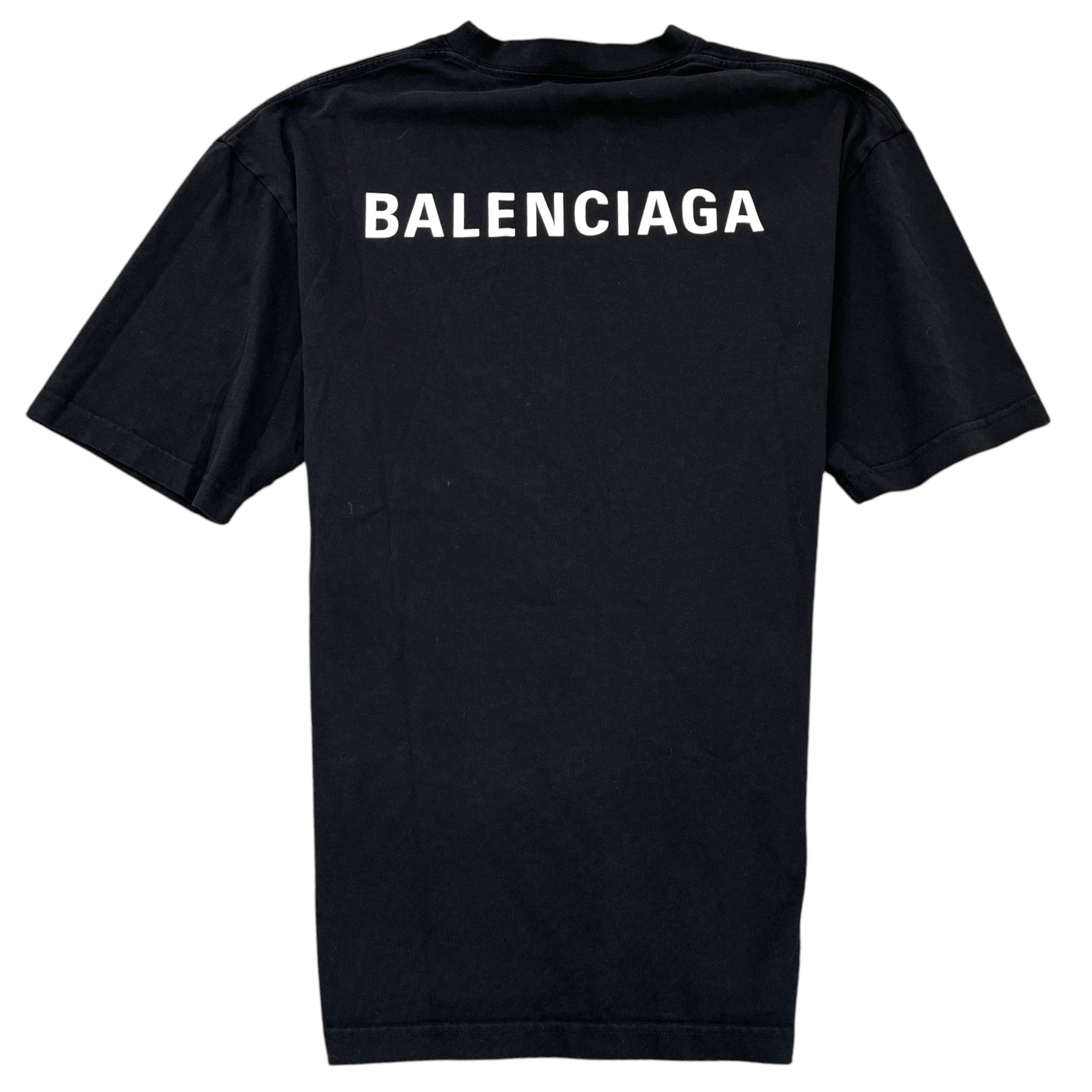 Men's Logo Print T-Shirt Black Size XS