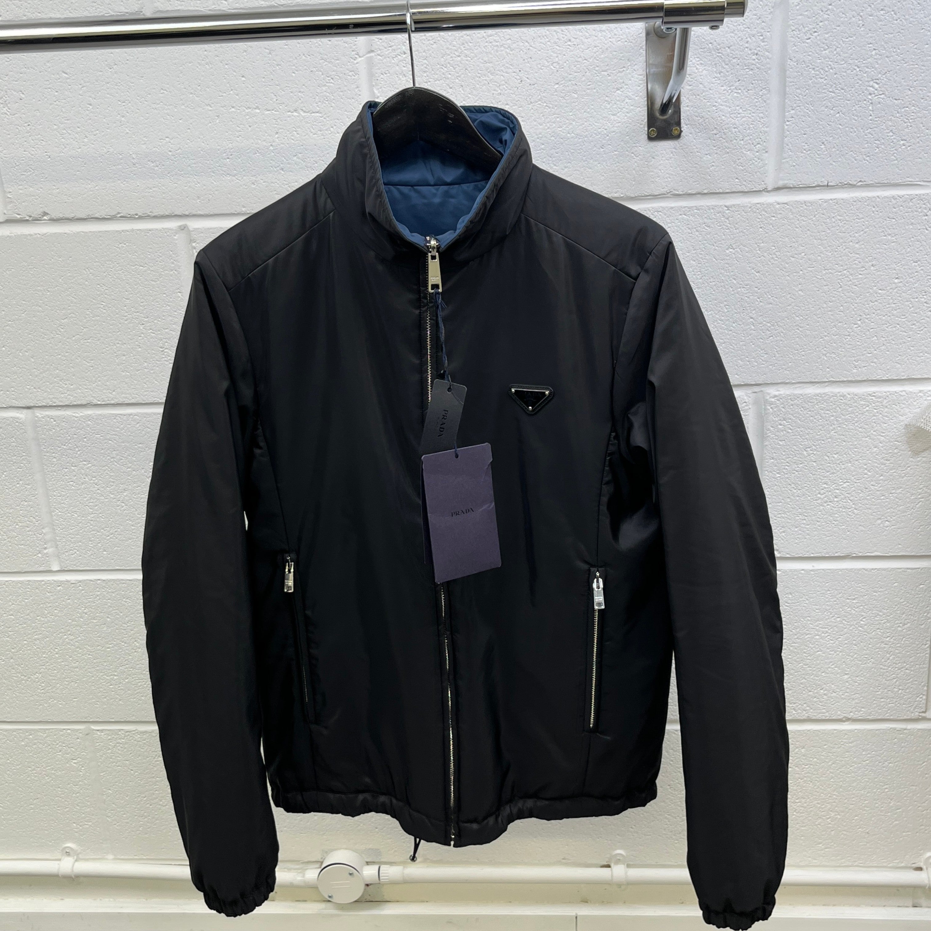 Men's Plaque Logo Jacket Black Size IT 46 / S